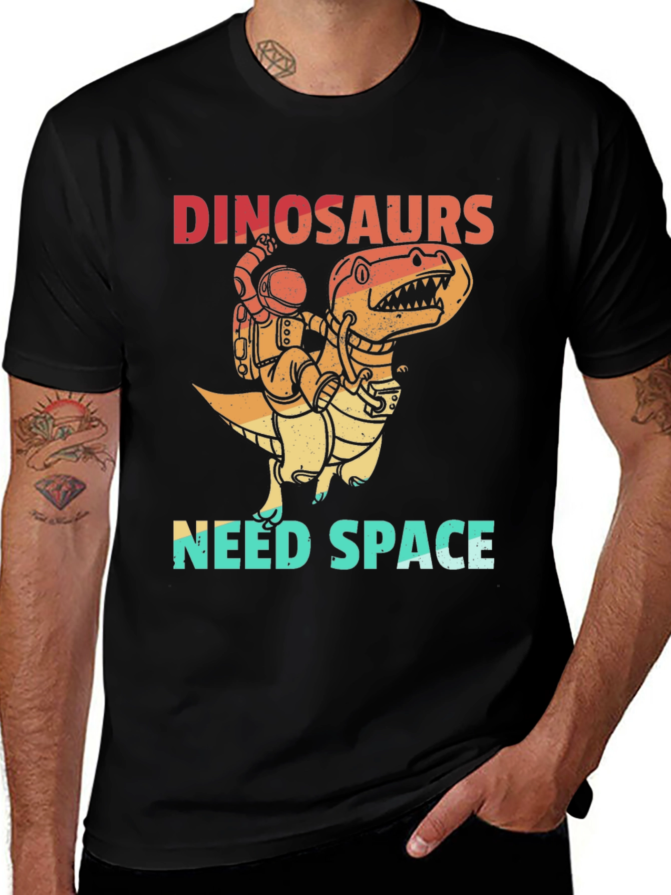Variant 20 of Dinosaurs Need Space T-Shirt