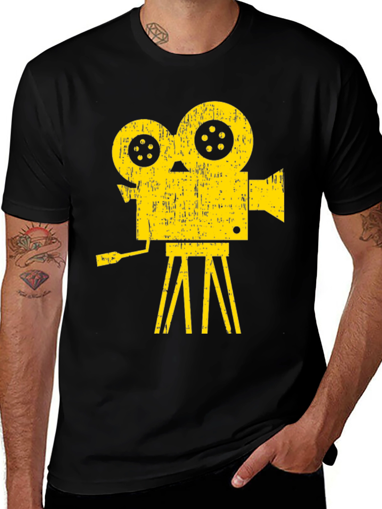 Variant 3 of Retro Film Camera Graphic T-Shirt