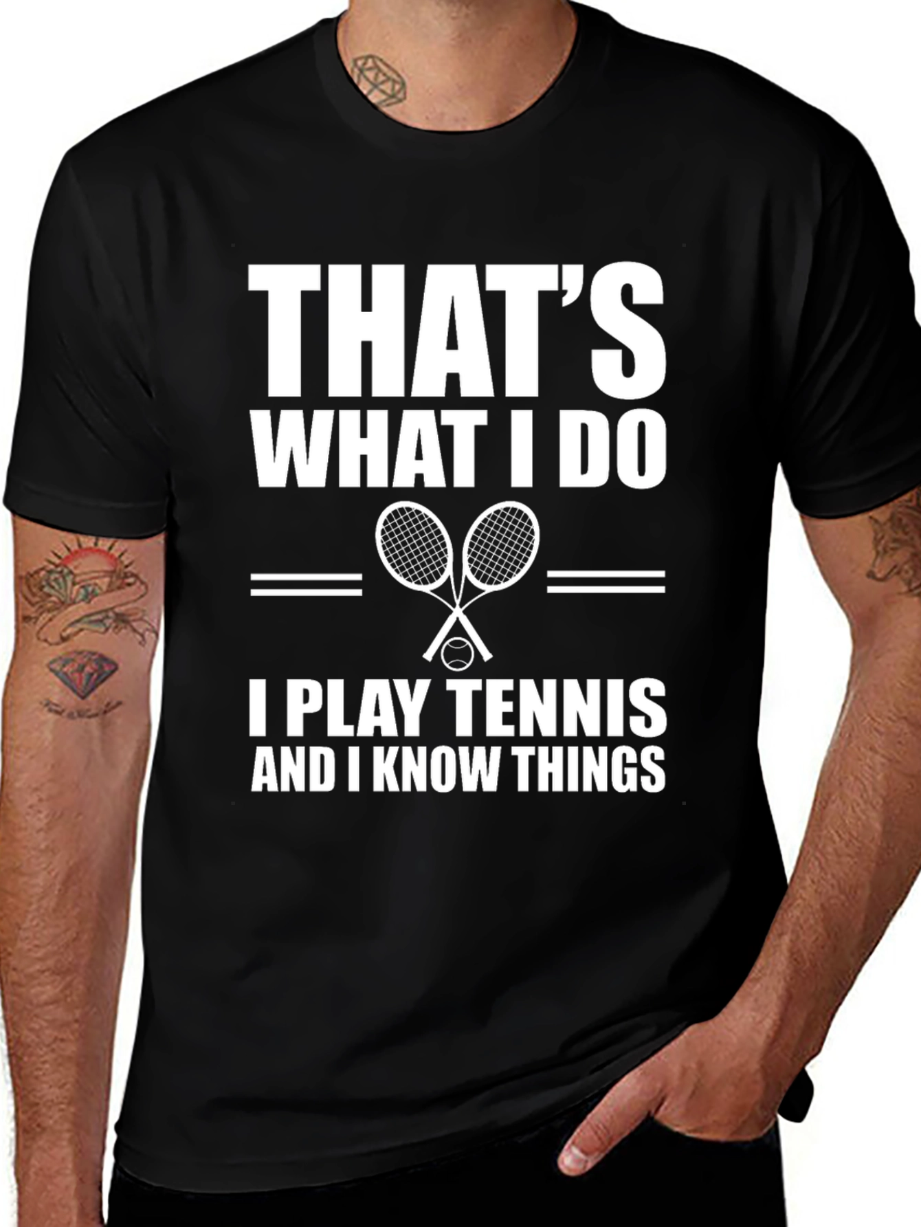 Variant 3 of That's What I Do Tennis T-Shirt