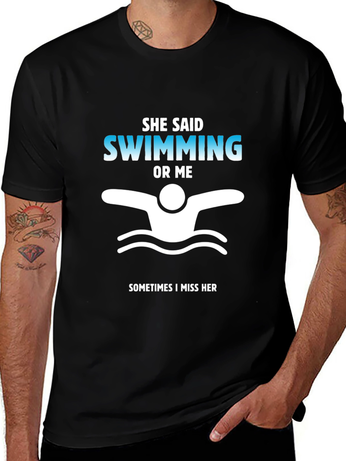 Variant 23 of Swimming Lover T-Shirt Funny Gift
