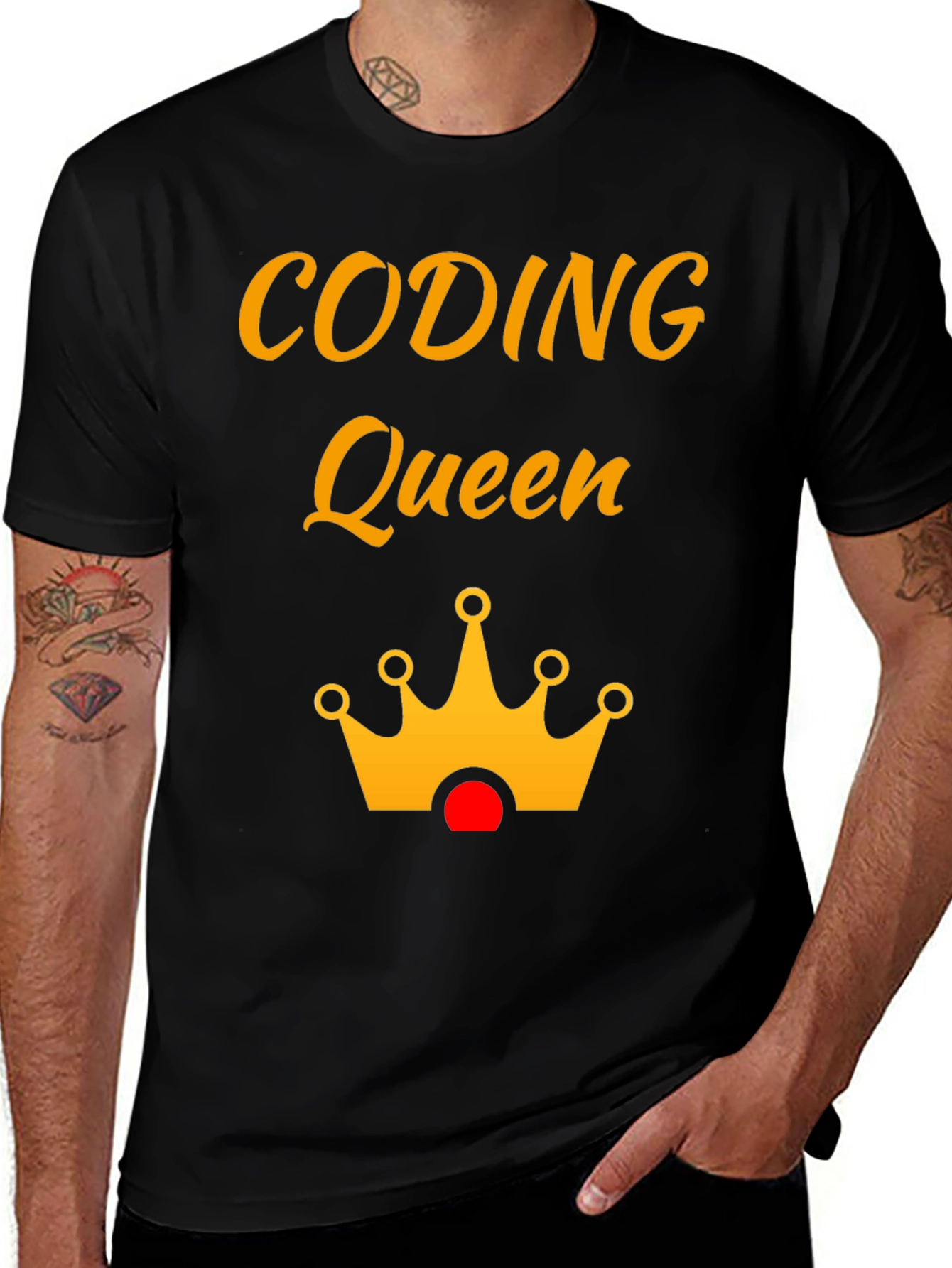 Variant 15 of Coding Queen Graphic Tee