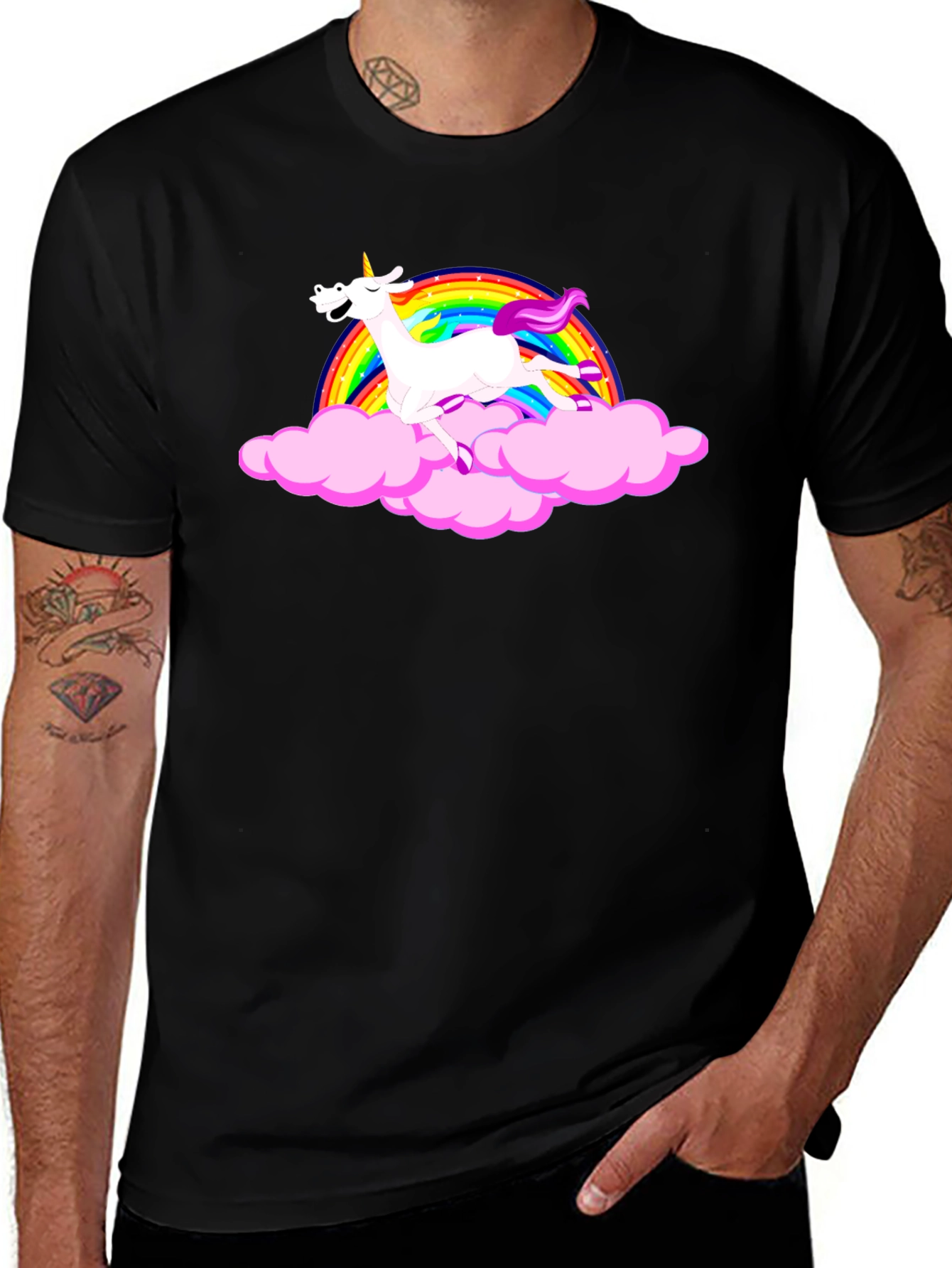 Variant 22 of Rainbow Unicorn Cloud T-Shirt