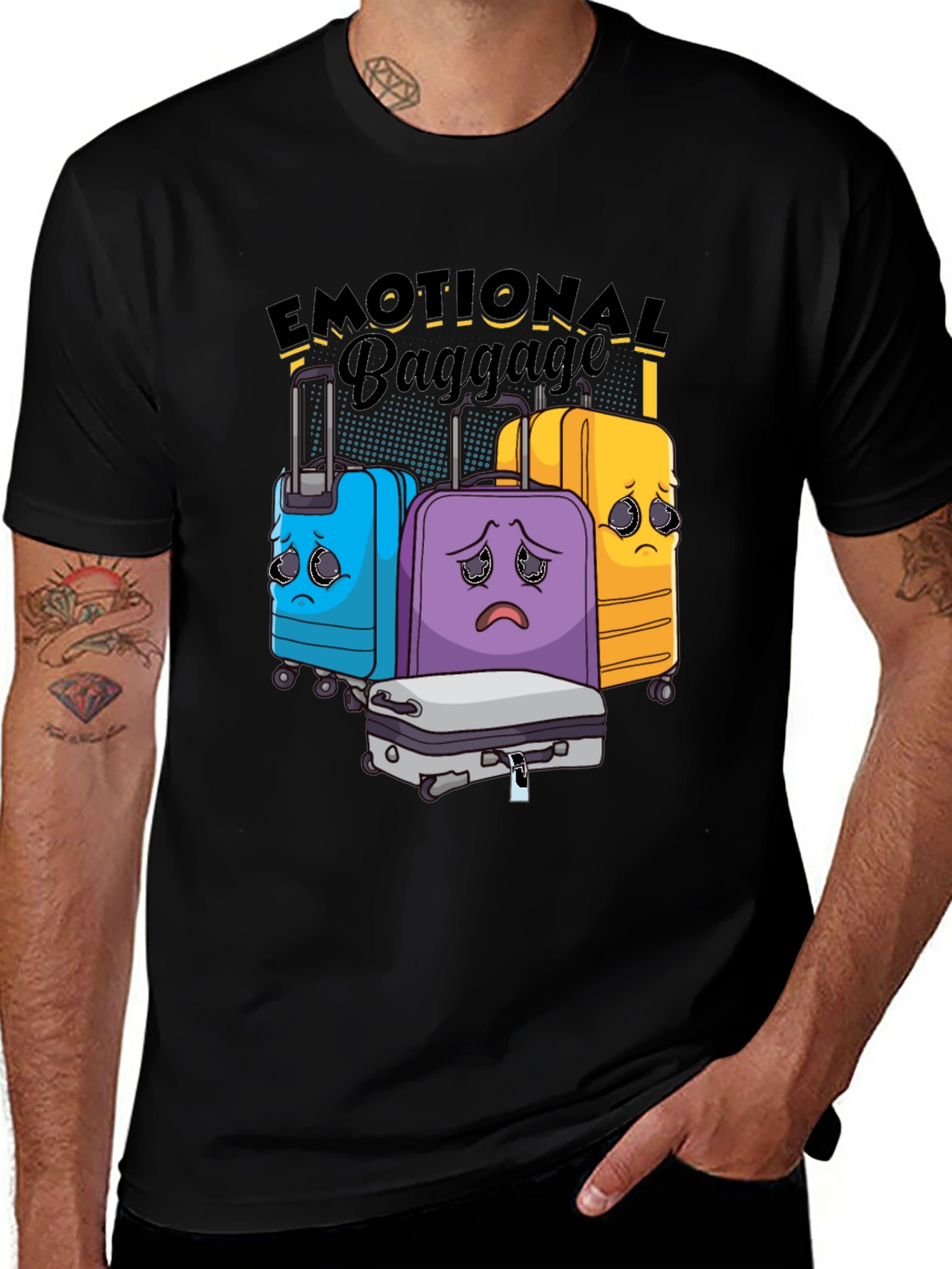 Variant 16 of Emotional Baggage Graphic T-Shirt