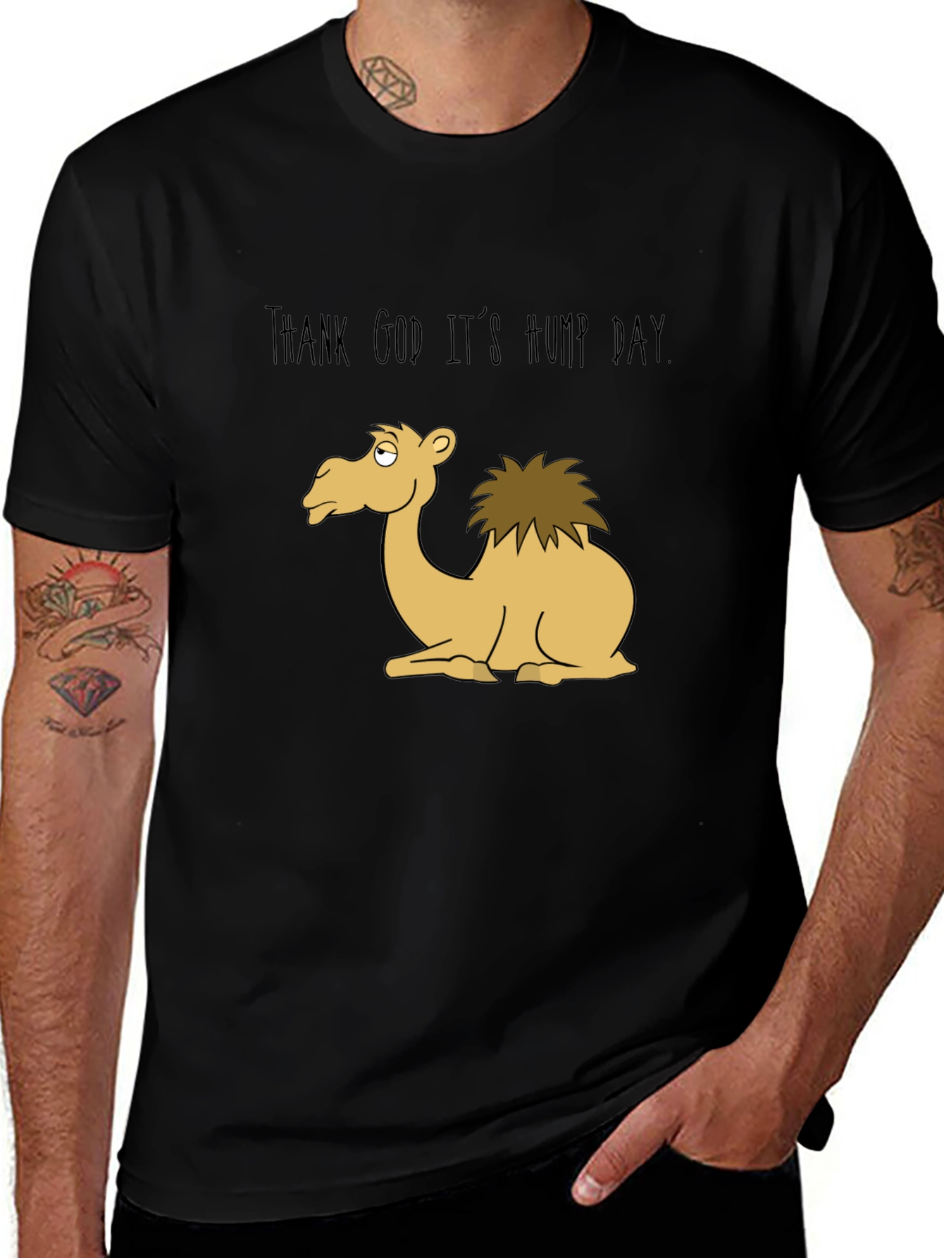 Variant 30 of Thank God It's Hump Day Camel T-Shirt