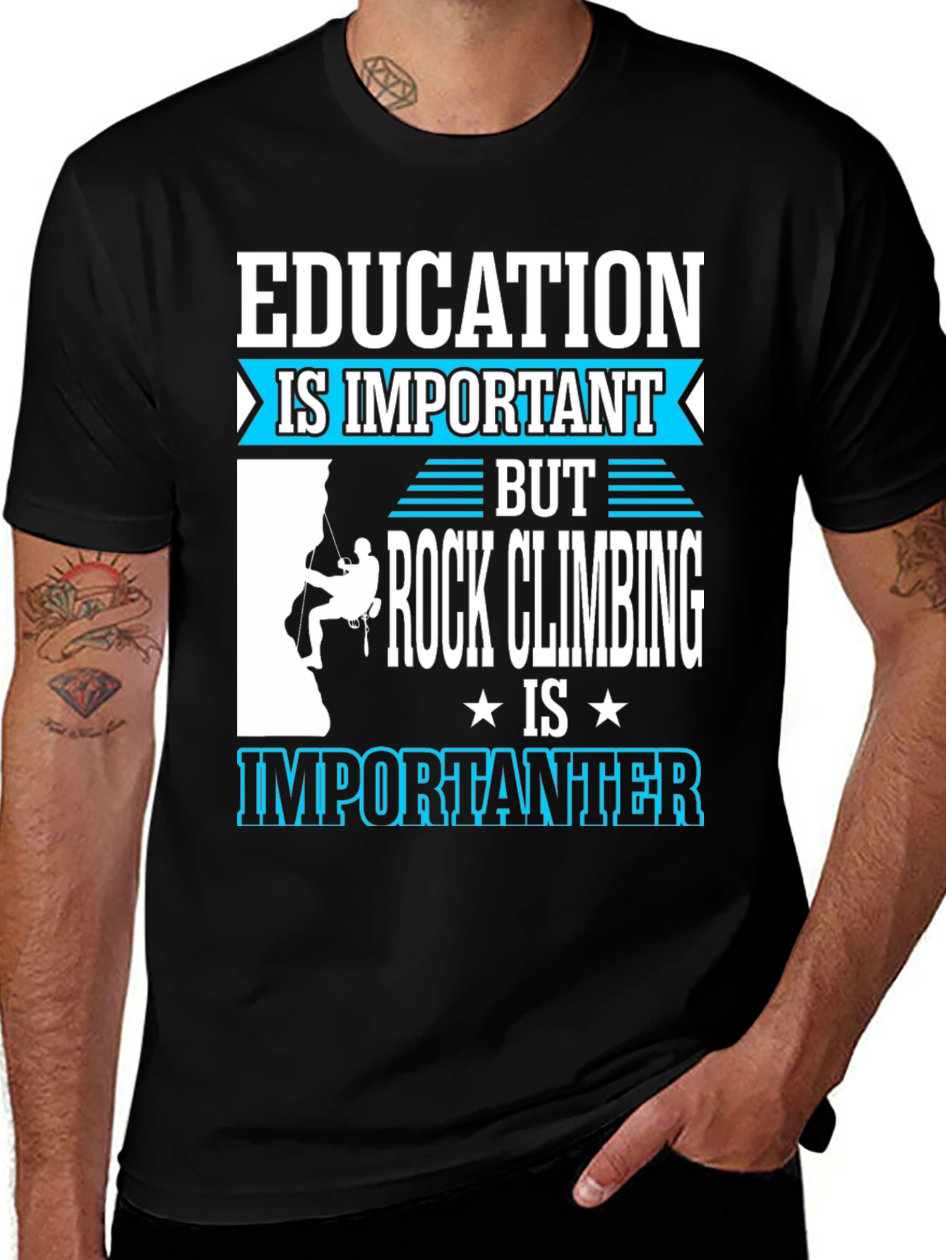 Variant 29 of Rock Climbing Importance T-Shirt
