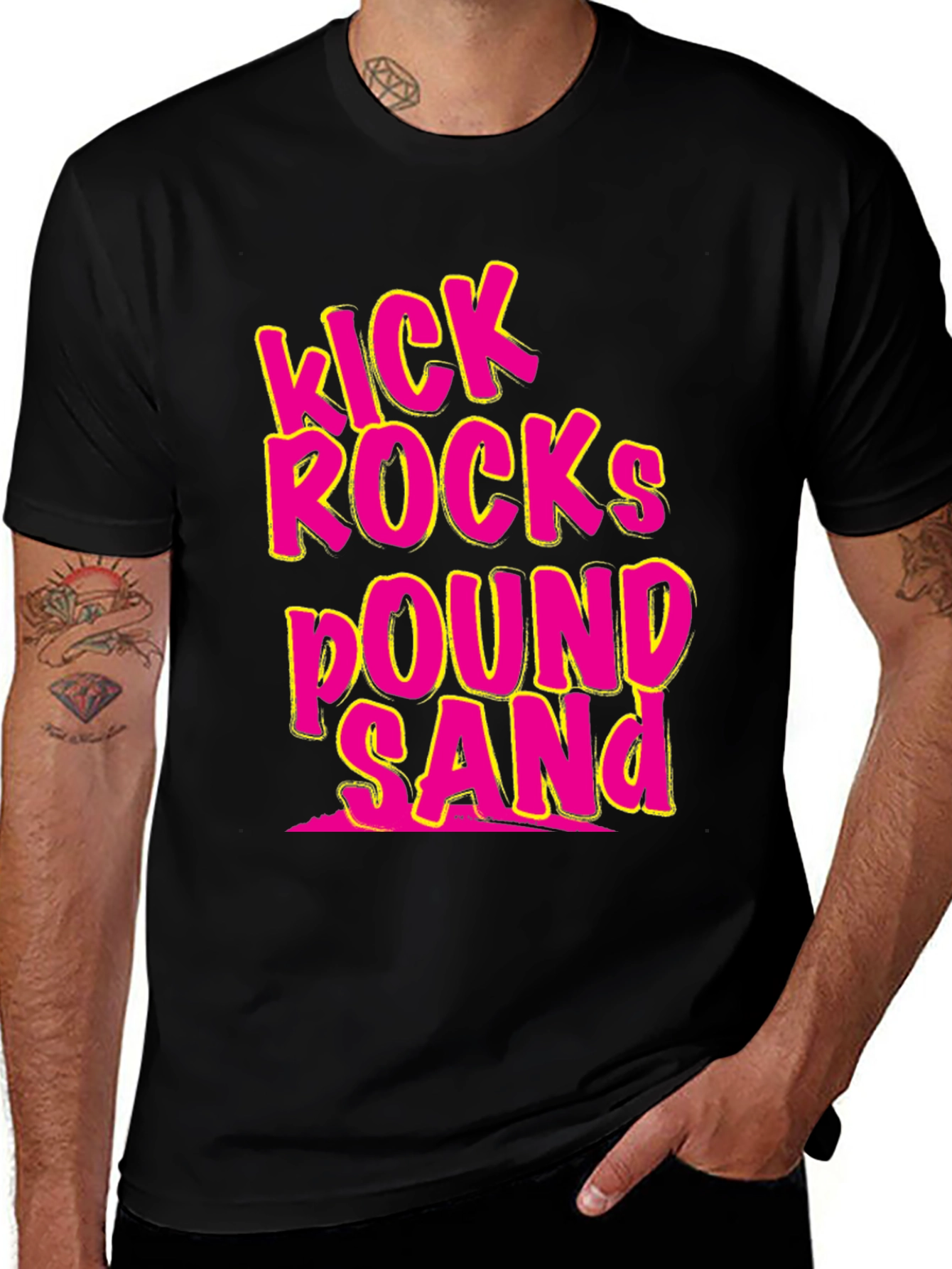 Variant 23 of Kick Rocks, Pound Sand Graphic Tee