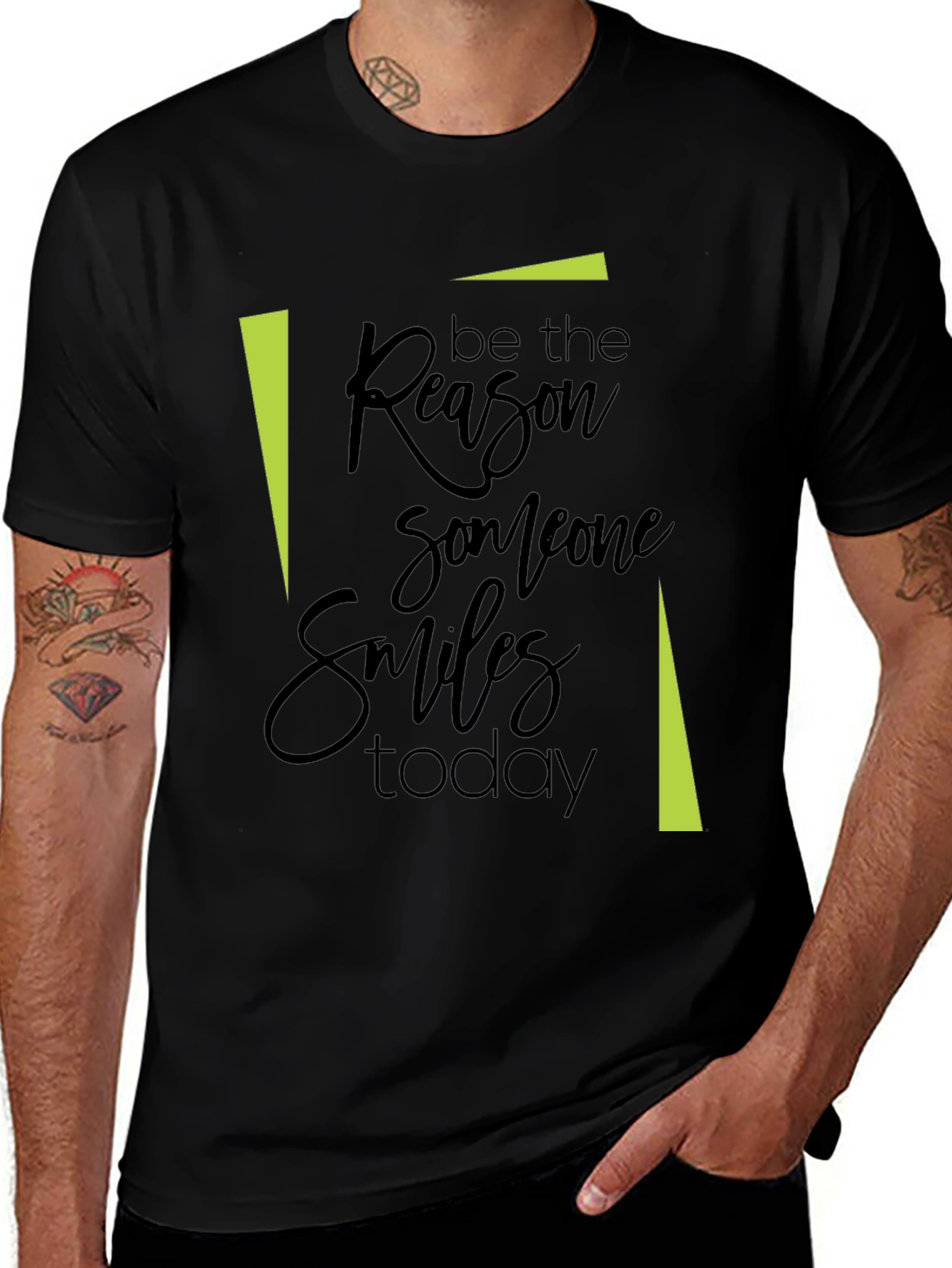Variant 25 of Inspirational Graphic Tee: Be the Reason Someone Smiles