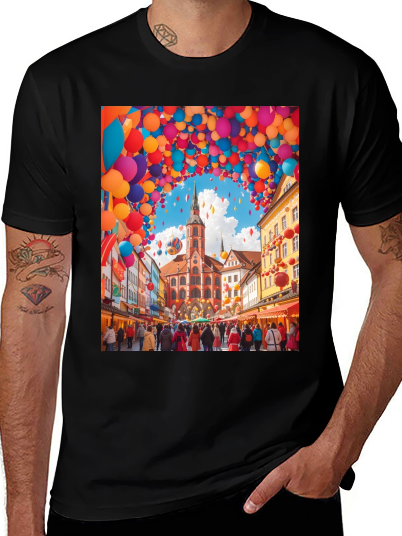 Balloon Festival Graphic Tee