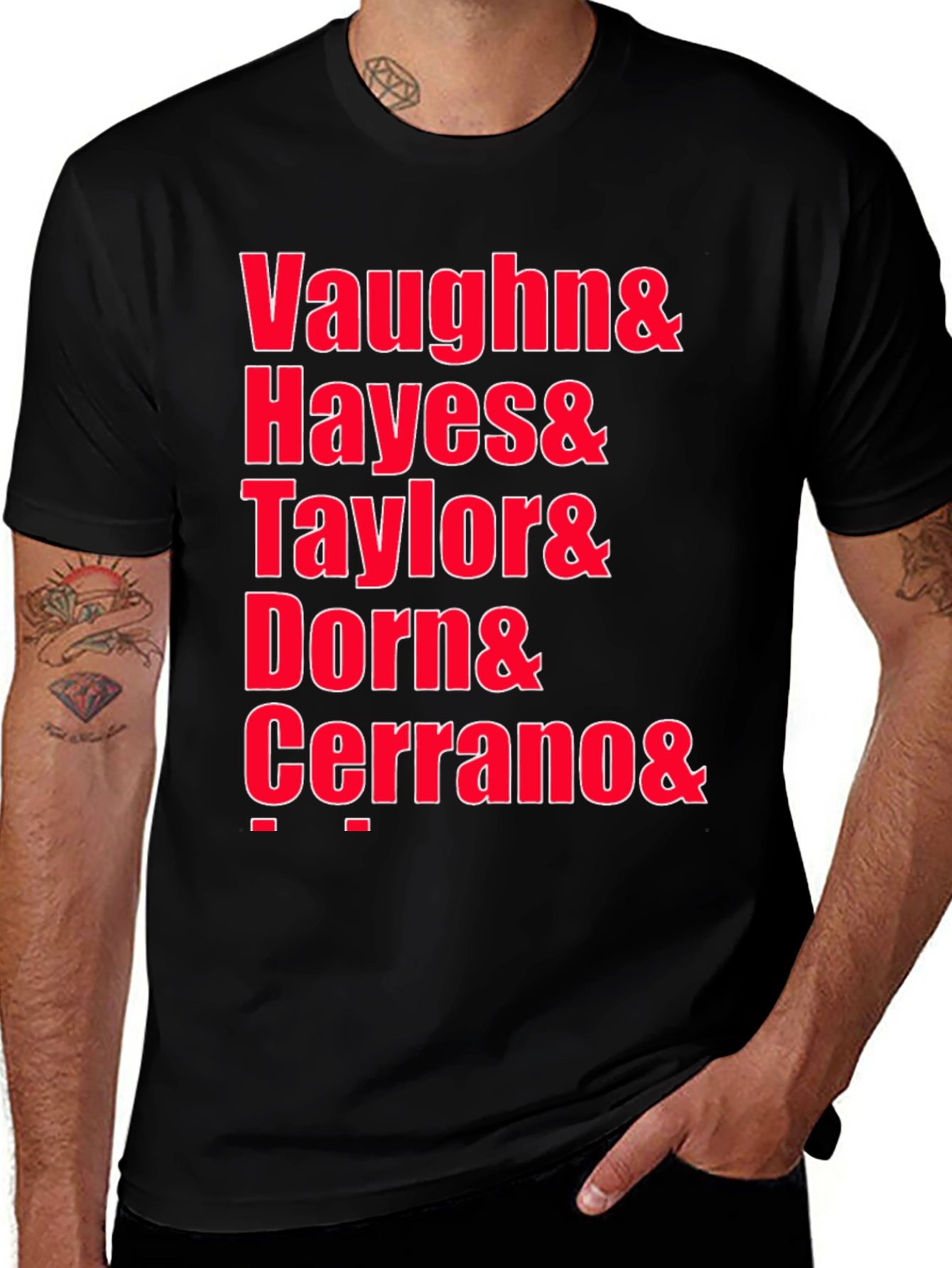 Variant 11 of Vaughn Hayes Taylor Dorn Cerrano Graphic Tee