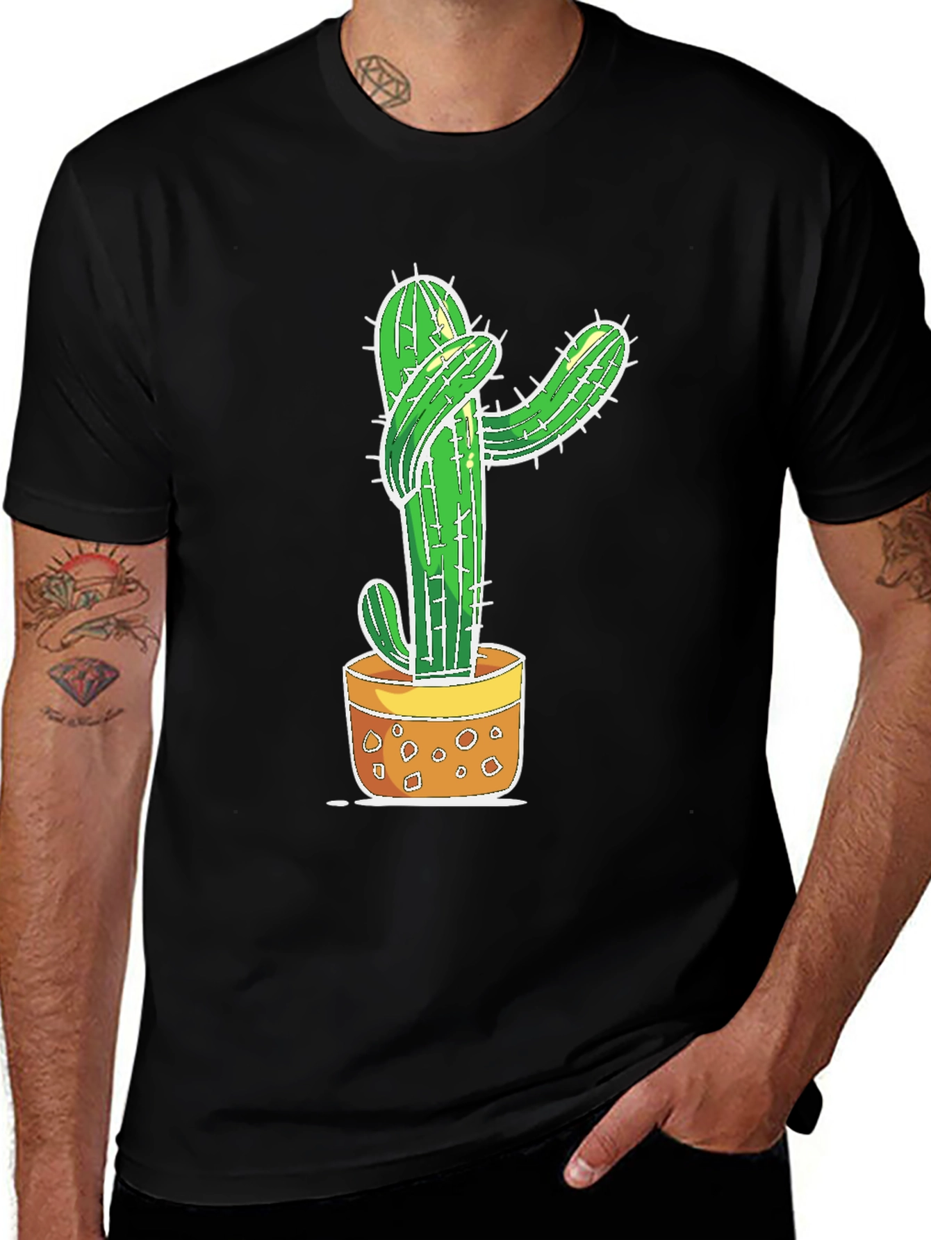 Variant 25 of Cactus Hug Graphic T-Shirt - Unisex