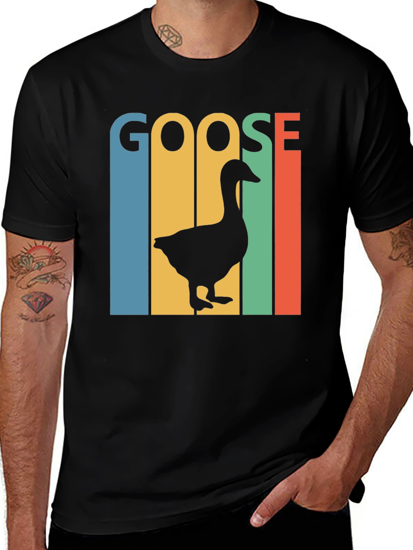 Variant 24 of Retro Goose T-Shirt