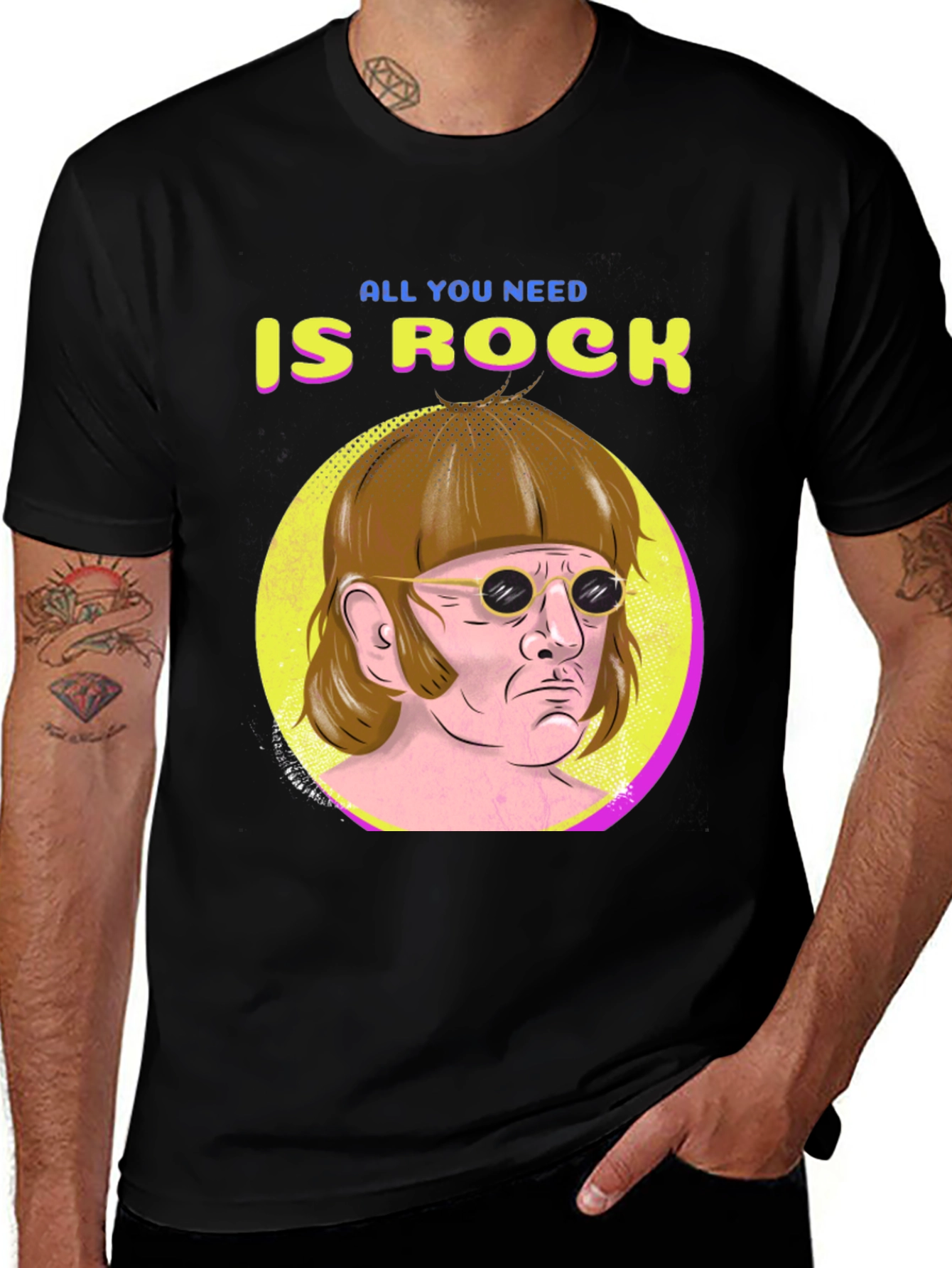 Variant 26 of All You Need Is Rock Graphic Tee