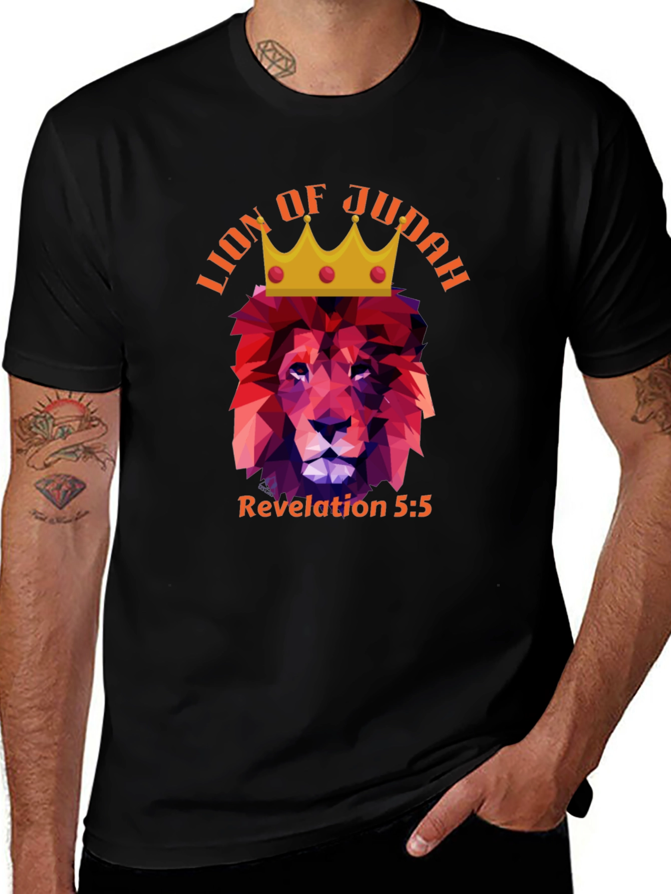 Lion of Judah Christian Graphic Tee