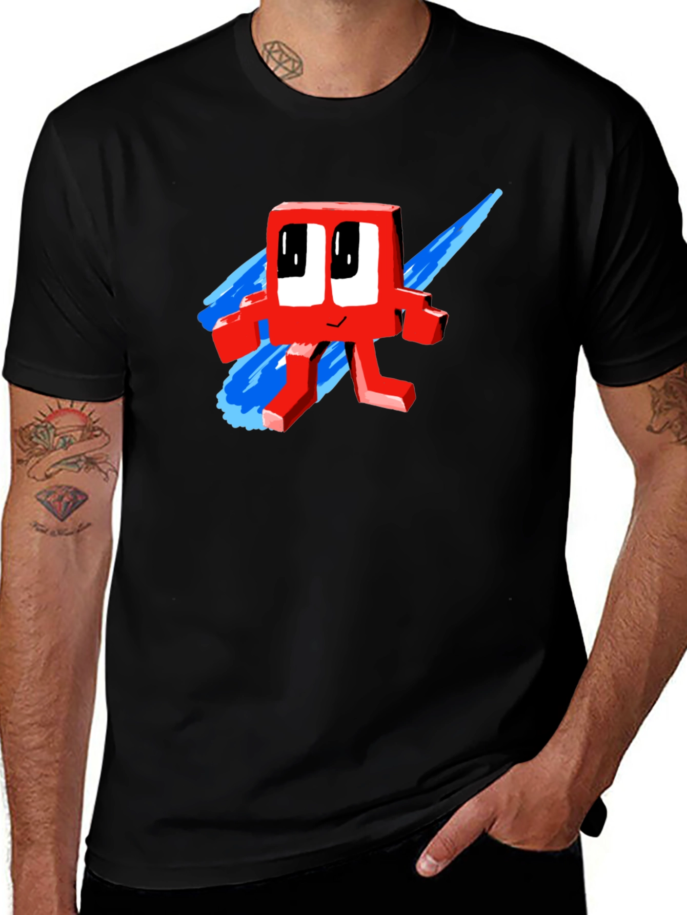 Variant 13 of Retro Red Character T-Shirt