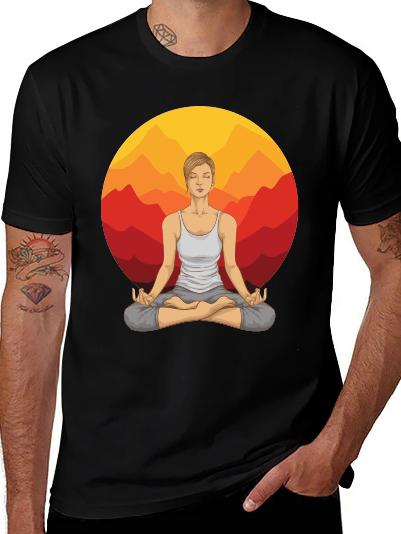 Variant 11 of Zen Mountain Meditation T-Shirt