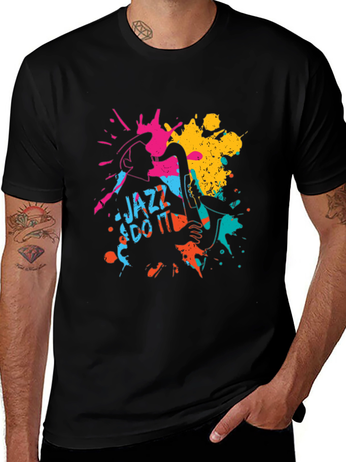 Variant 5 of Jazz Do It T-Shirt - Colorful Music Tee