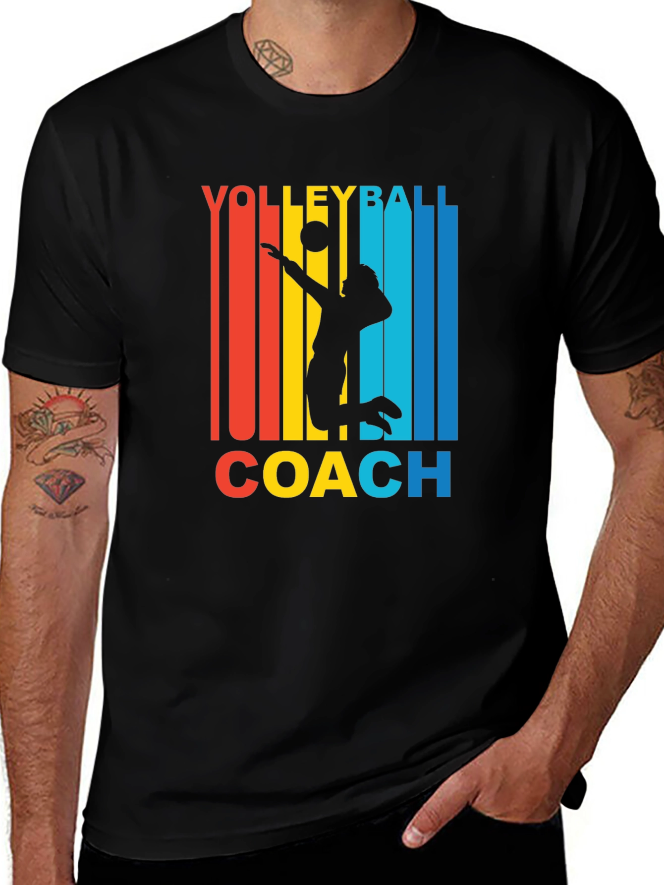 Volleyball Coach Graphic Tee