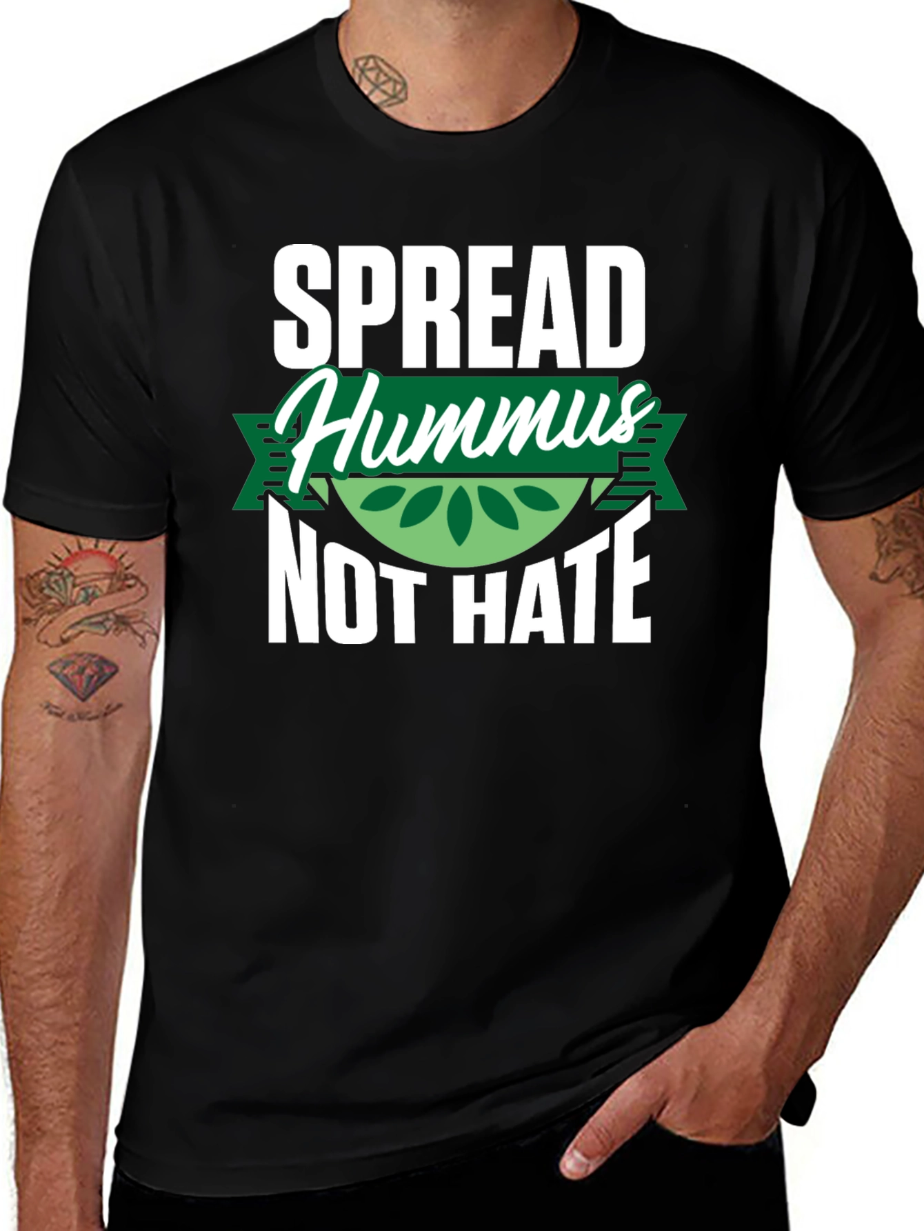 Variant 24 of Spread Hummus Not Hate T-Shirt
