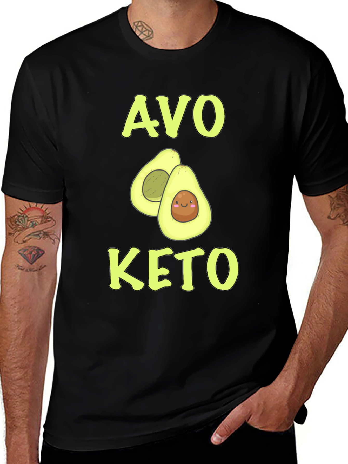 Variant 2 of Avo Keto Graphic T-Shirt