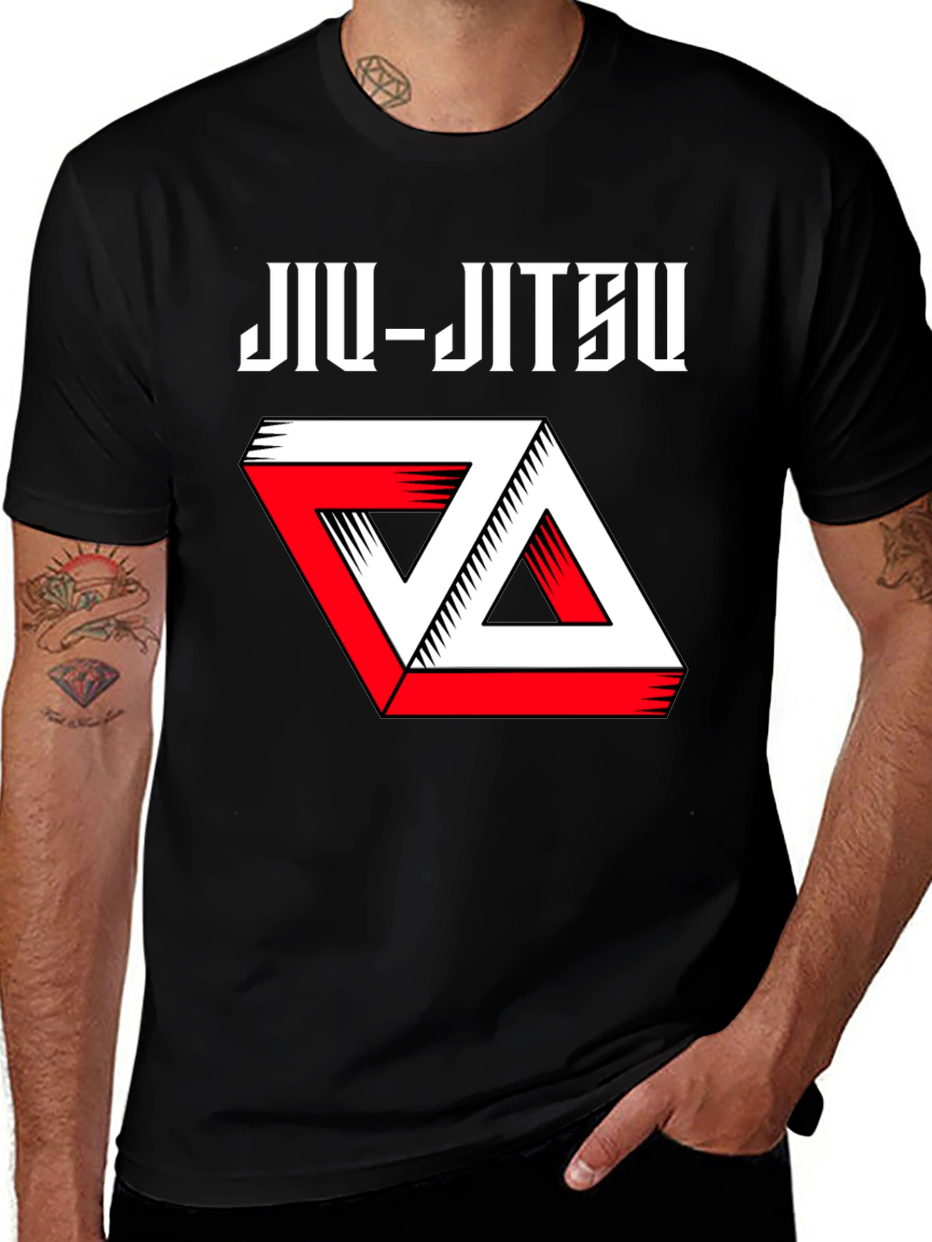 Jiu-Jitsu Impossible Triangle Graphic Tee
