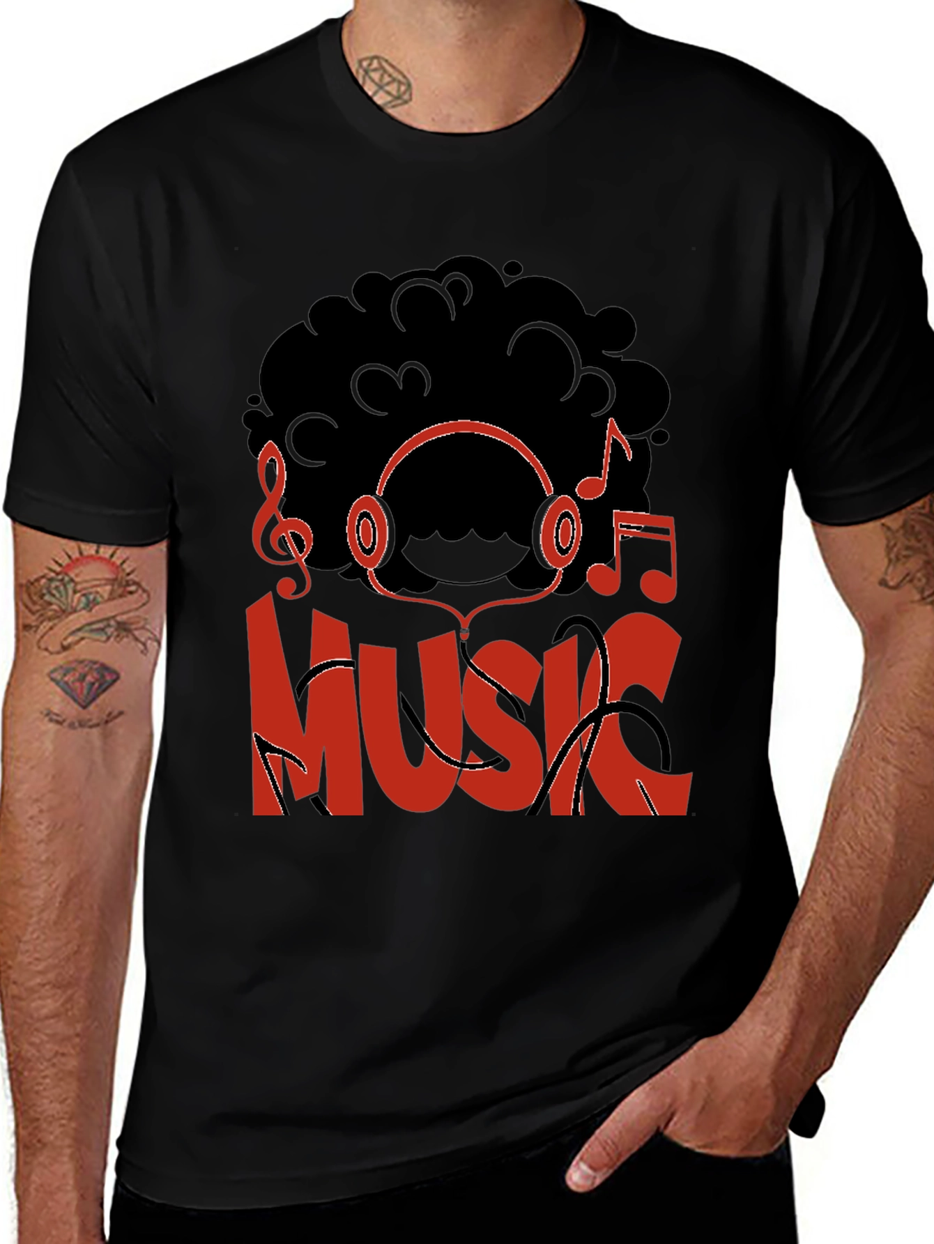 Music Afro Tee