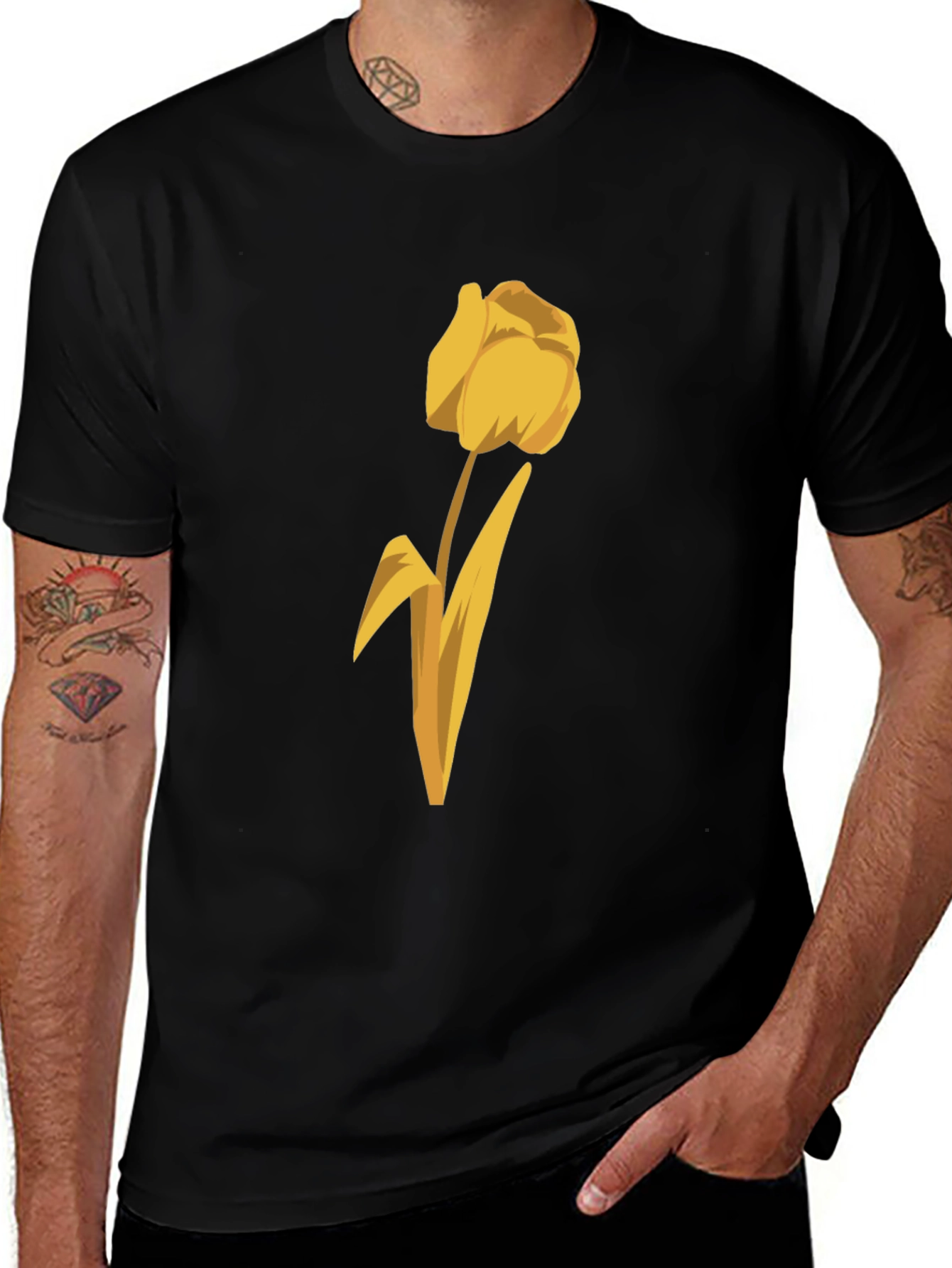 Variant 30 of Golden Tulip Graphic Tee - Casual Comfort