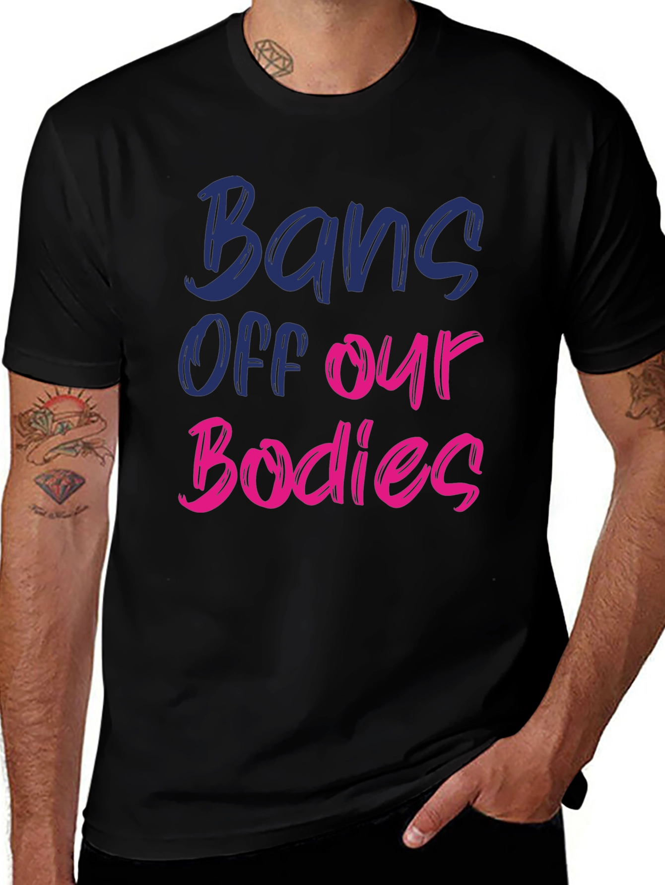 Variant 26 of Bans Off Our Bodies Graphic Tee - Protest T-Shirt