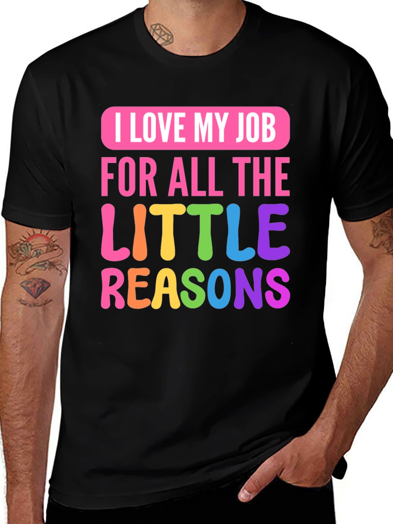 Variant 15 of I Love My Job Teacher T-Shirt