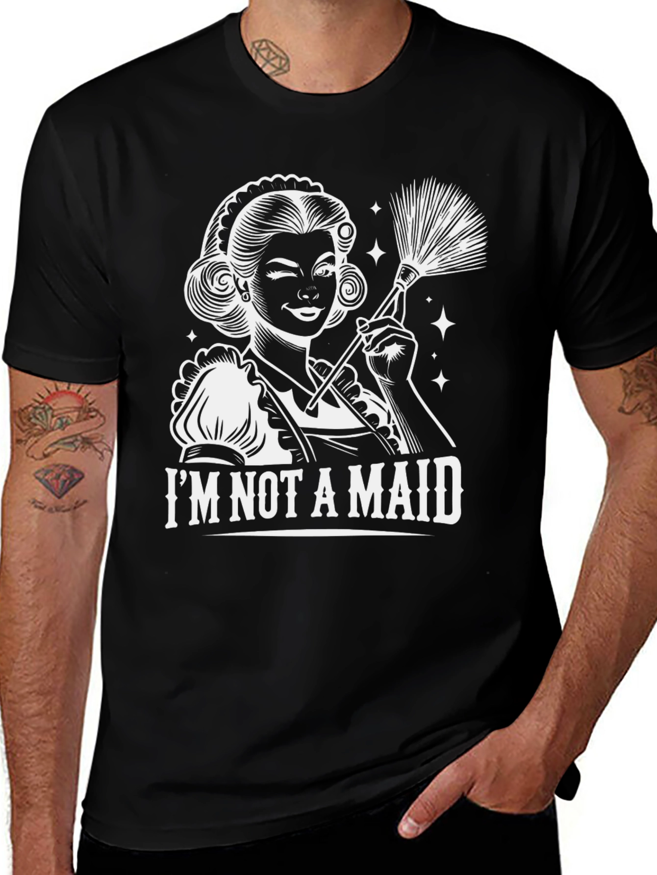 Variant 12 of I'm Not A Maid Graphic Tee