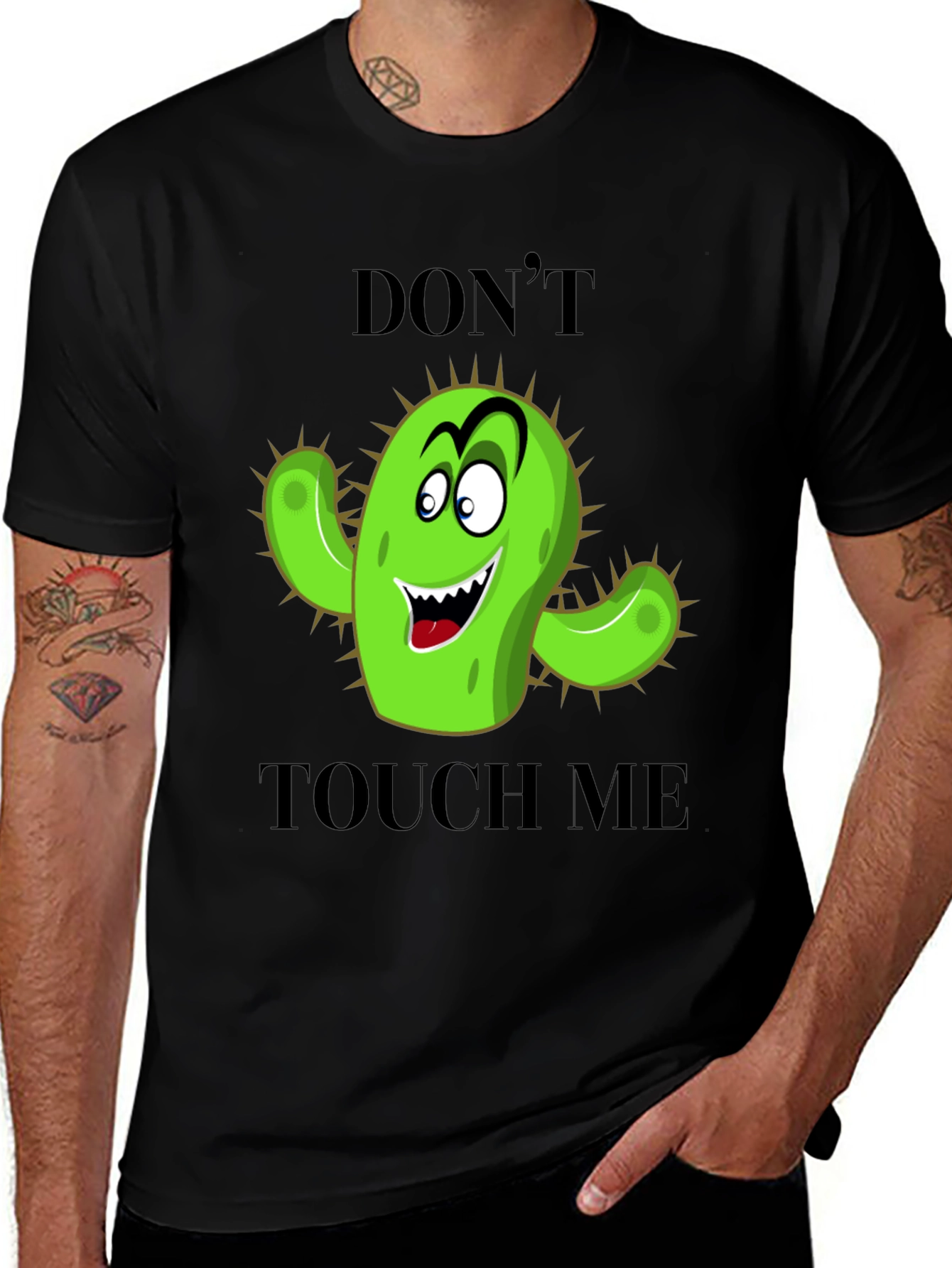 Variant 26 of Don't Touch Me Cactus Graphic Tee