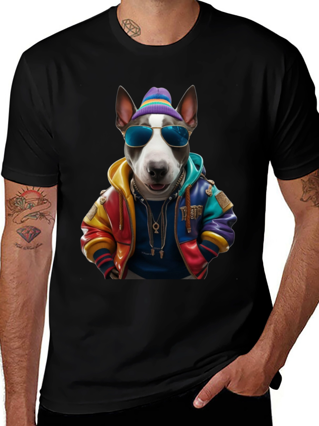 Variant 20 of Cool Dog Graphic Tee