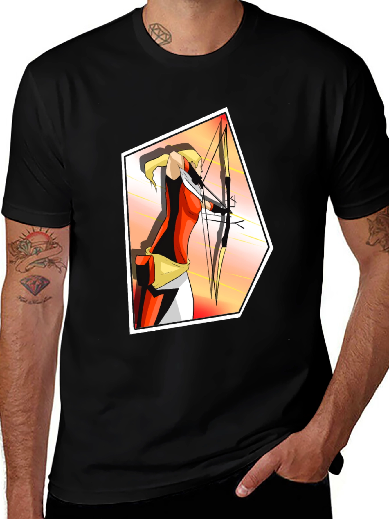 Variant 20 of Archer T-Shirt - Bold Graphic Tee