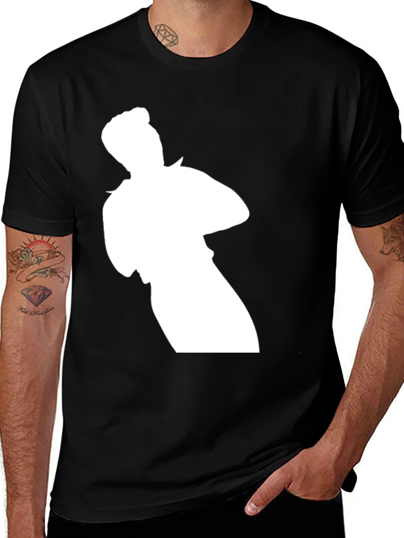 Variant 19 of Silhouette Graphic T-Shirt