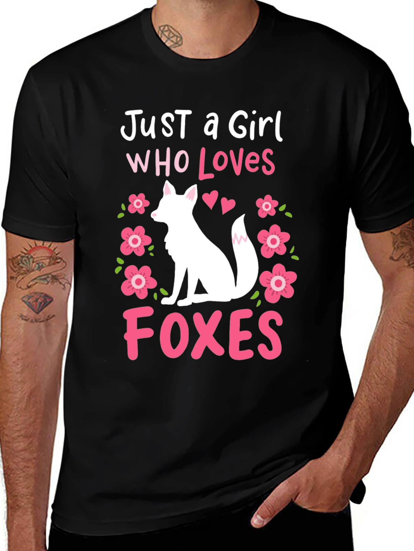 Variant 26 of Just a Girl Who Loves Foxes T-Shirt