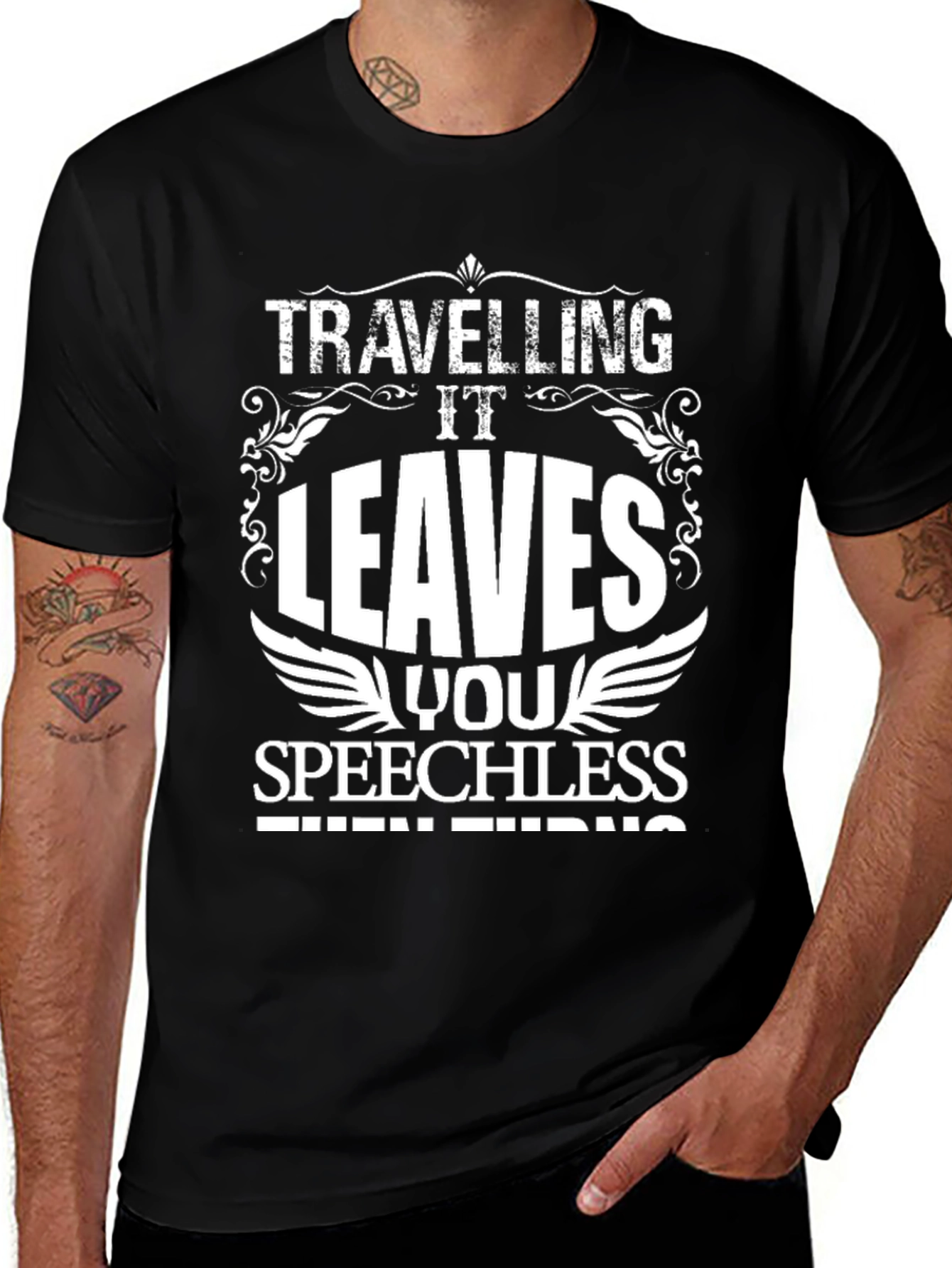 Variant 12 of Traveling Leaves You Speechless T-Shirt