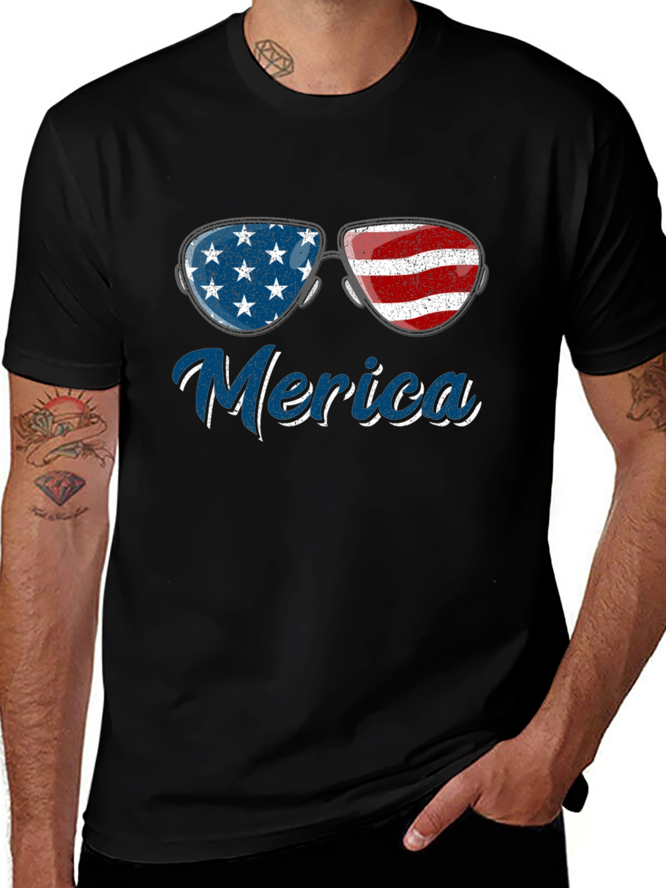 Variant 16 of Merica Sunglasses Graphic T-Shirt