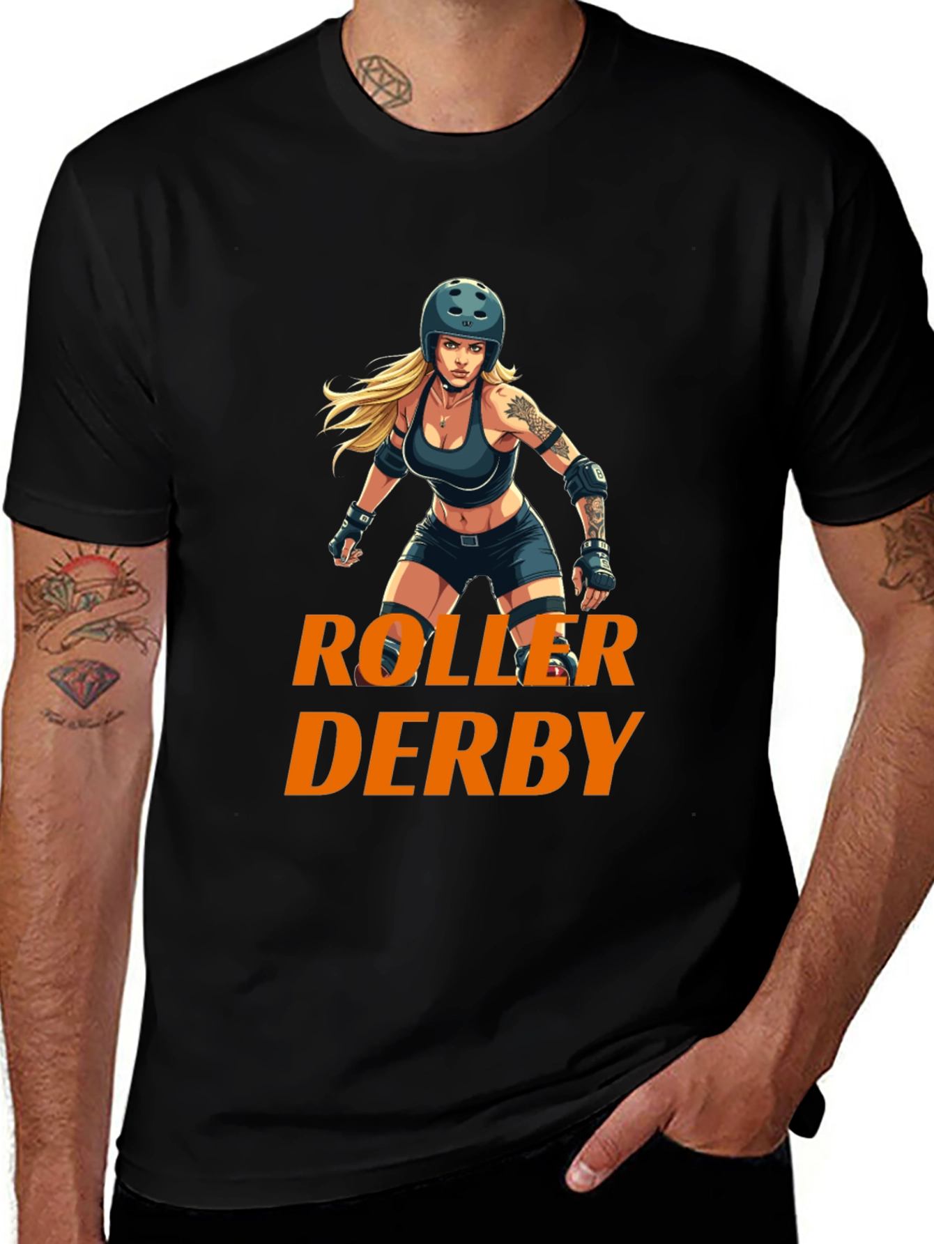 Roller Derby Graphic Tee - Black