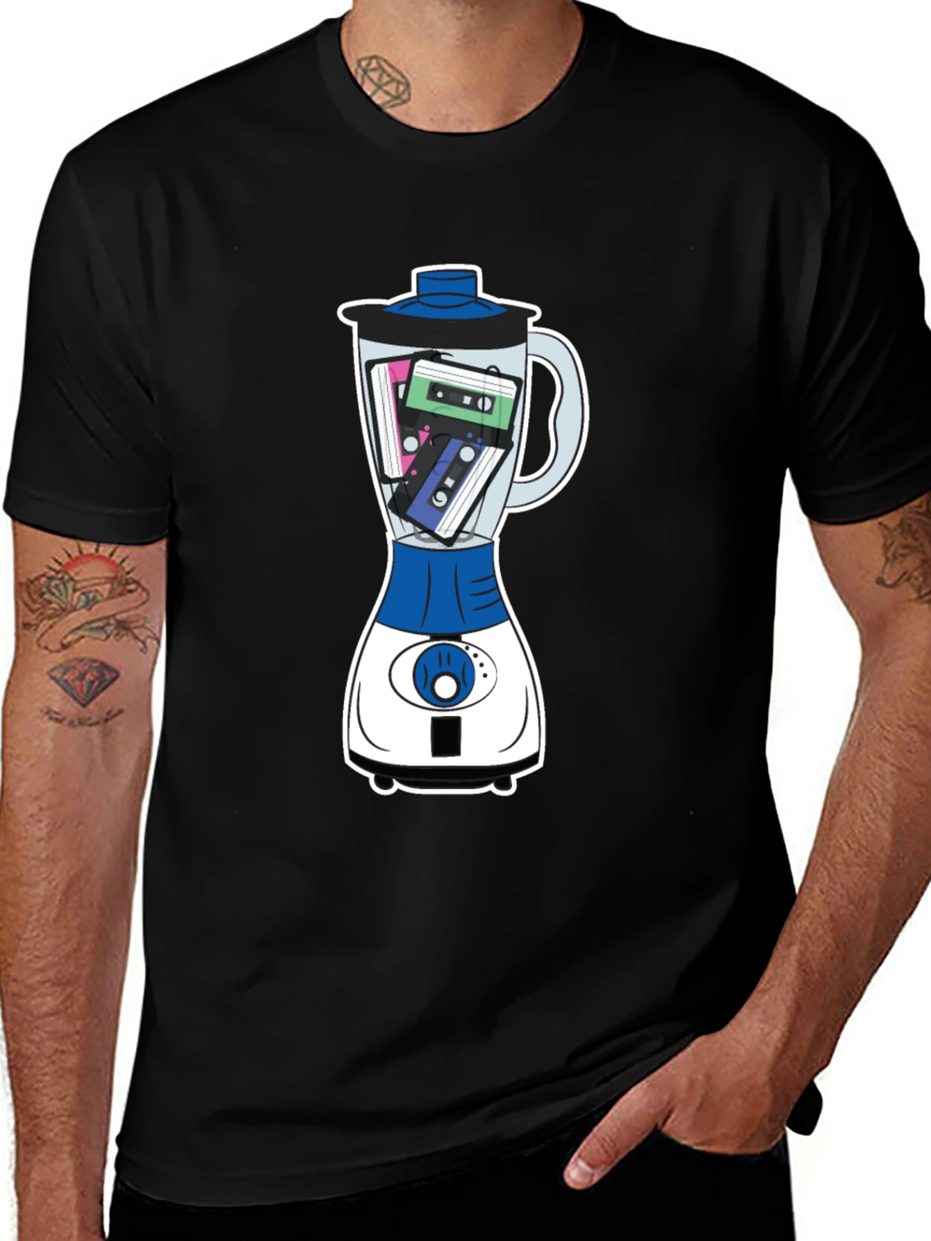 Retro Cassette Blender T-Shirt