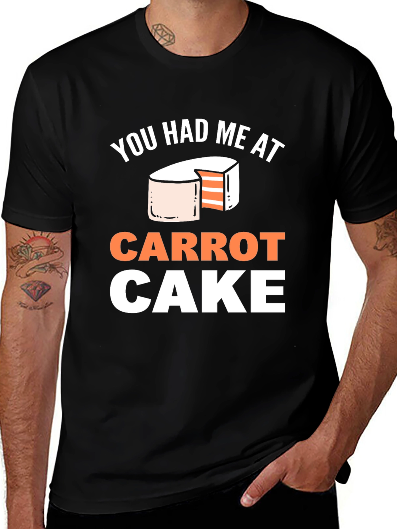 Variant 16 of You Had Me At Carrot Cake T-Shirt