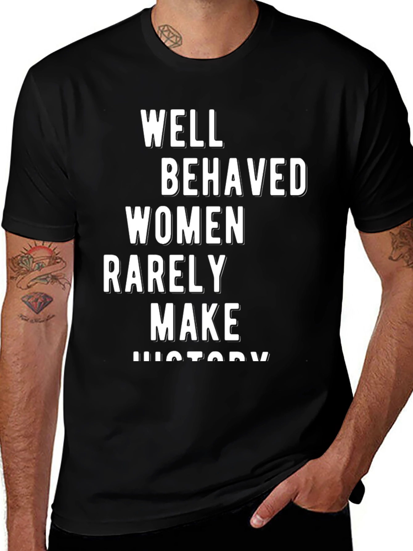 Variant 15 of Well Behaved Women History Tee