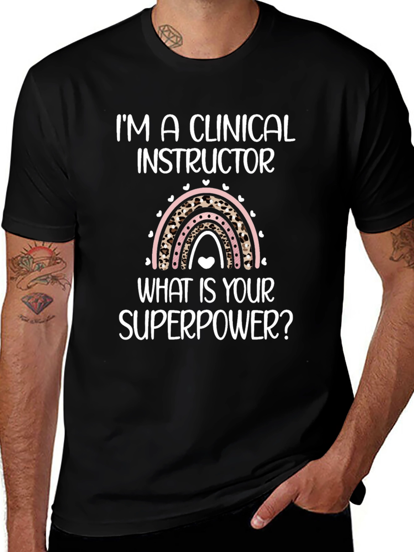 Variant 6 of Clinical Instructor Superpower Graphic Tee