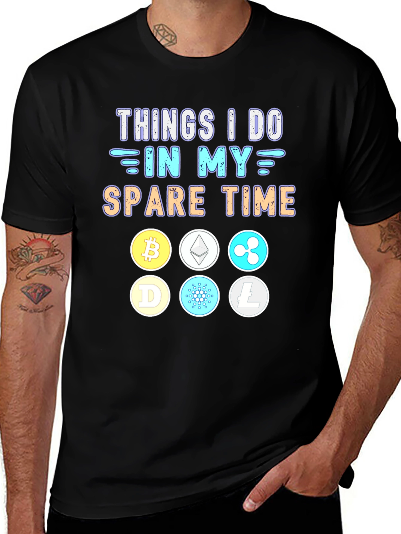 Variant 26 of Crypto Spare Time T-Shirt