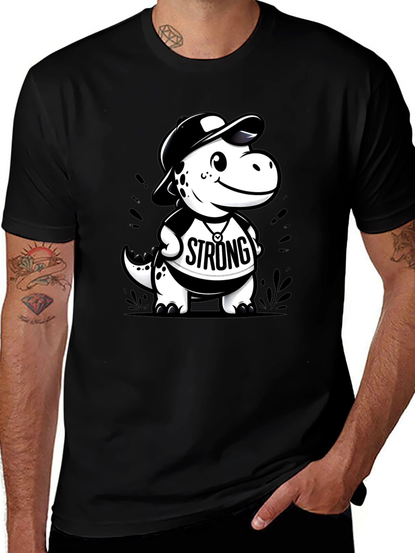 Variant 11 of Strong Dino Graphic Tee