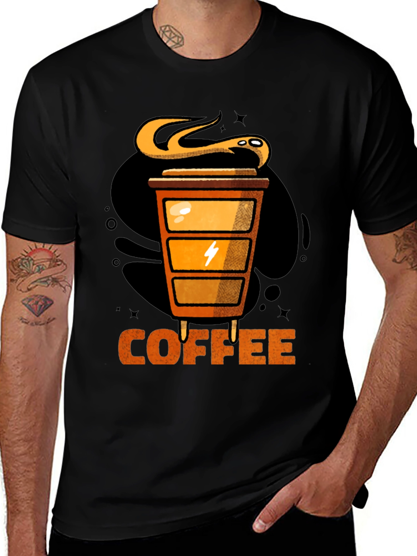 Variant 13 of Coffee Power Up T-Shirt