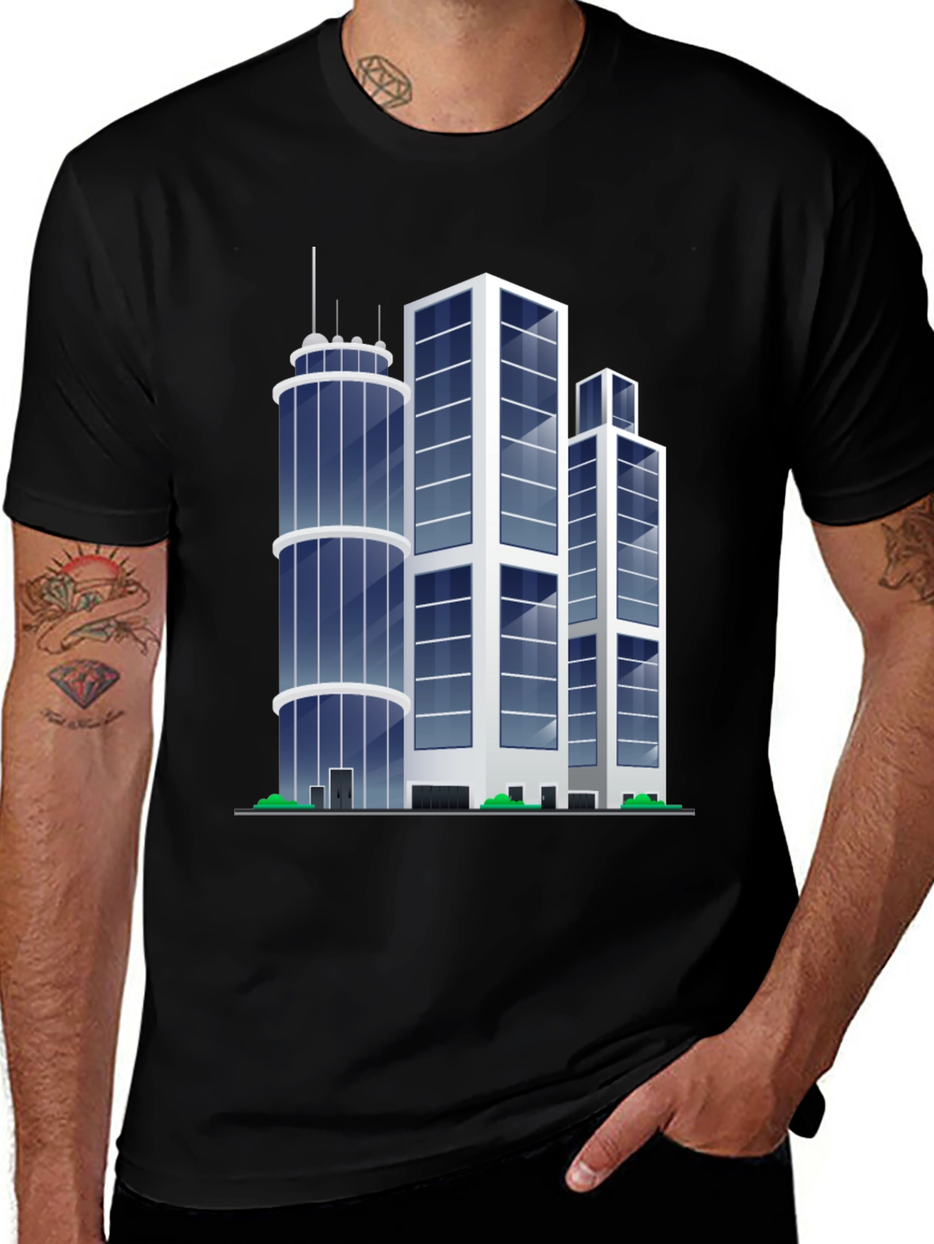 Modern Cityscape T-Shirt - Urban Style Tee