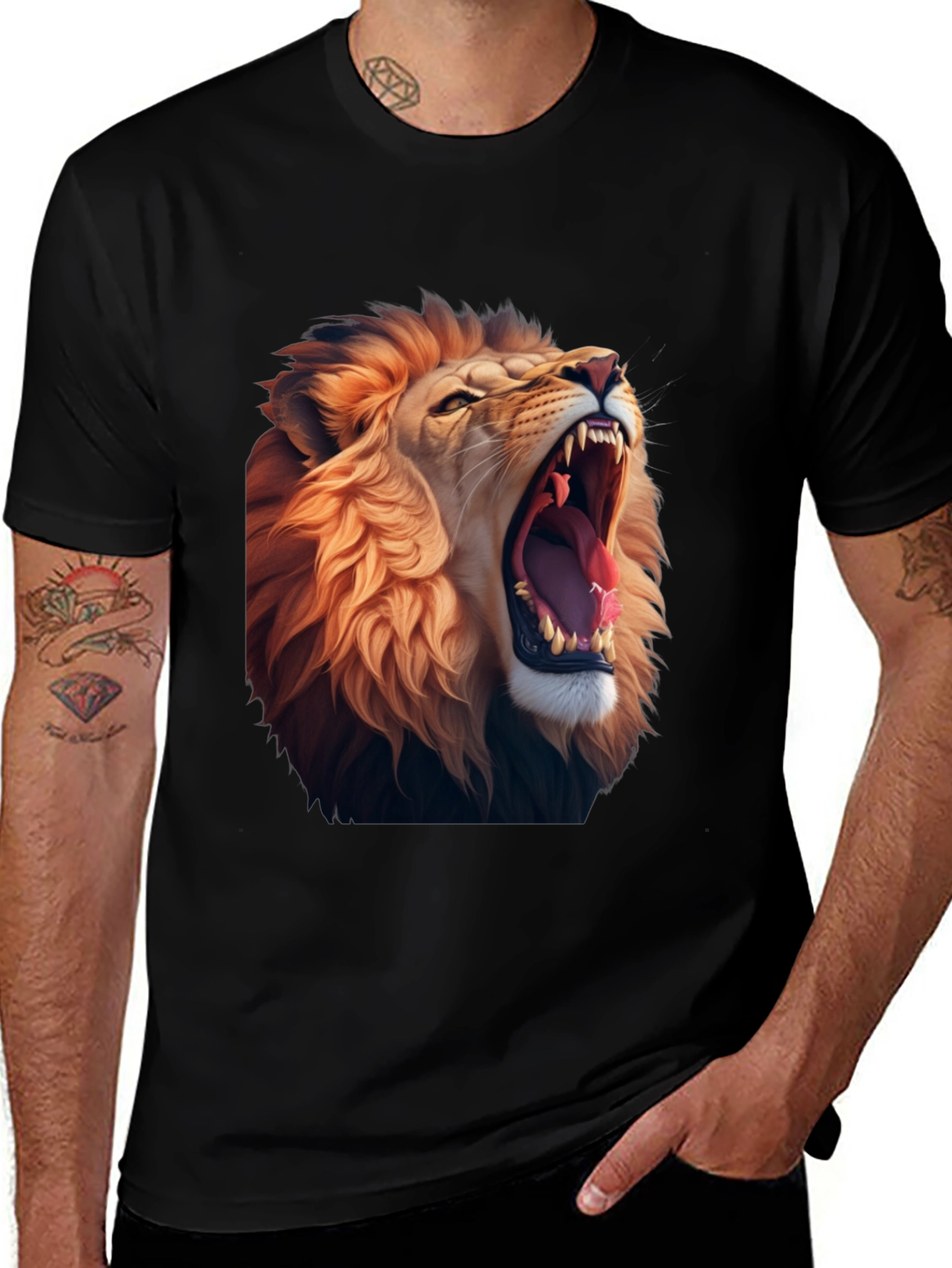 Variant 19 of Roaring Lion Graphic Tee