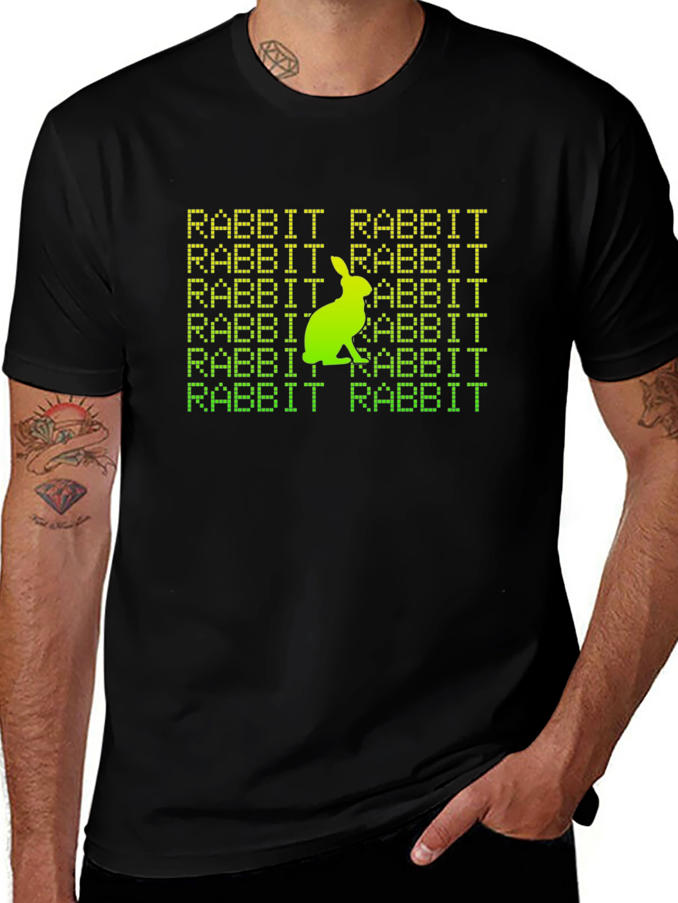Variant 28 of Rabbit Rabbit Graphic Tee - Lucky Charm Shirt
