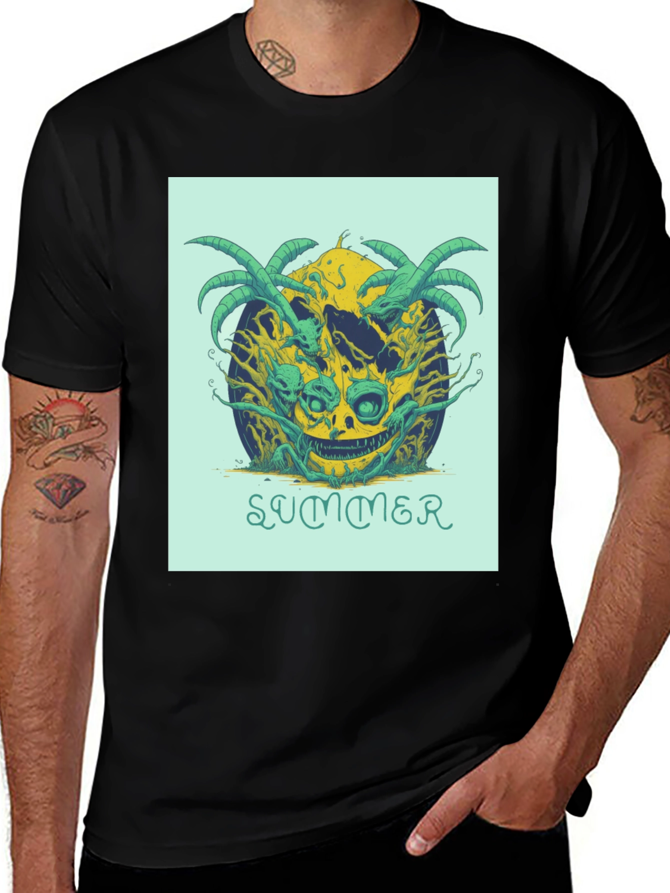 Variant 29 of Summer Graphic Print T-Shirt