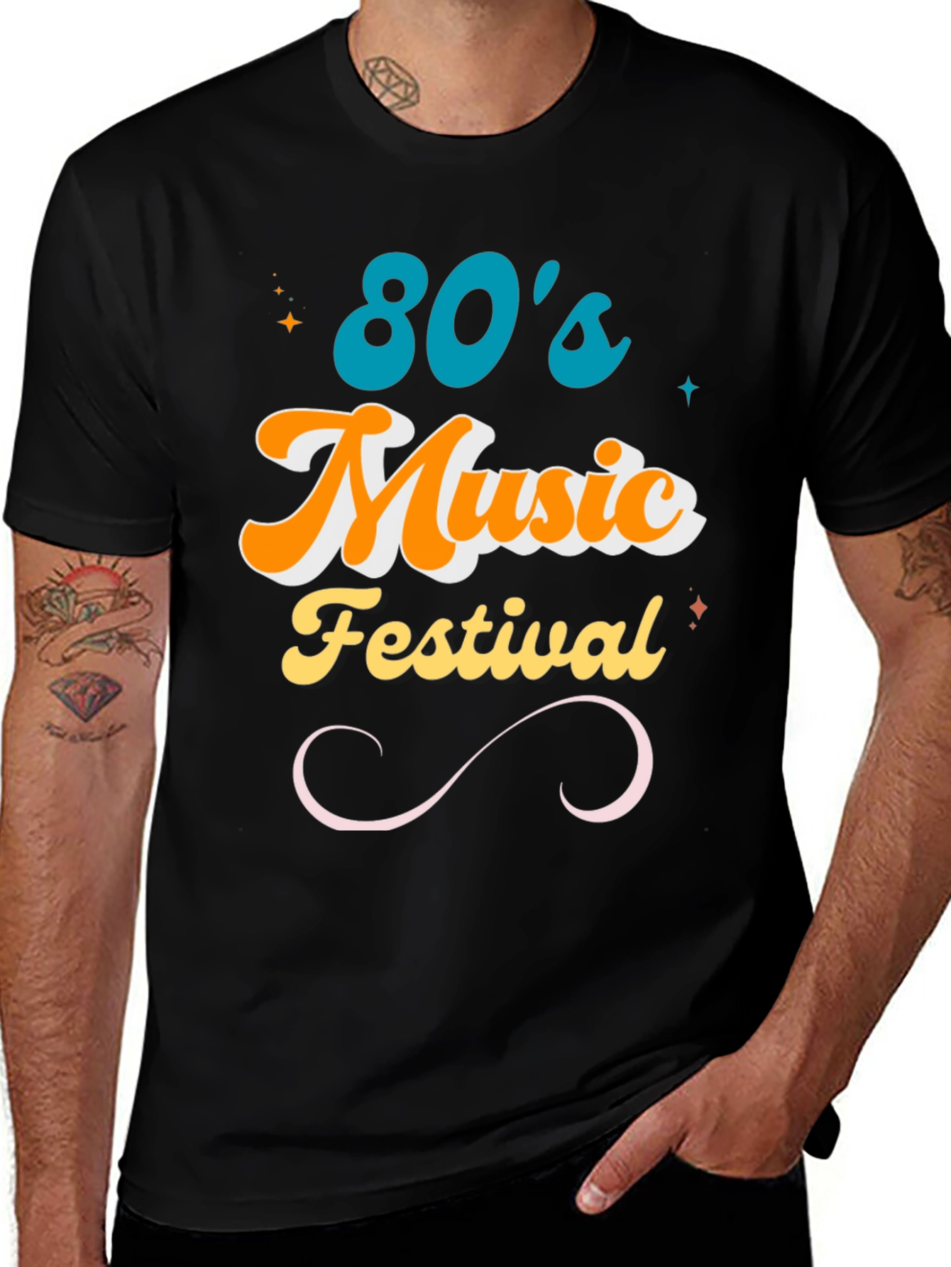 Variant 13 of 80's Music Festival T-Shirt - Retro Design