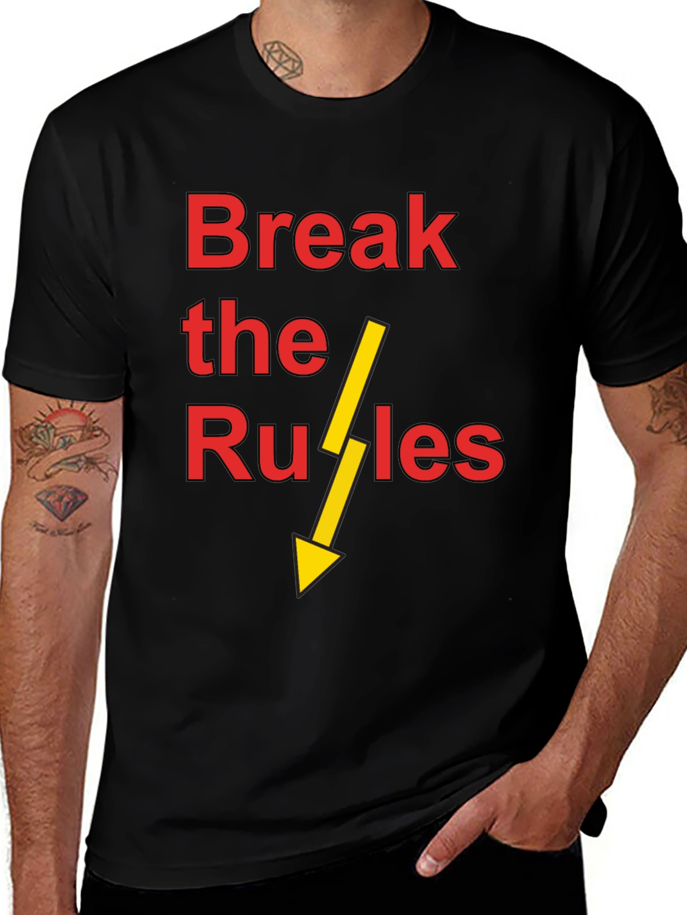 Variant 16 of Break the Rules Graphic T-Shirt